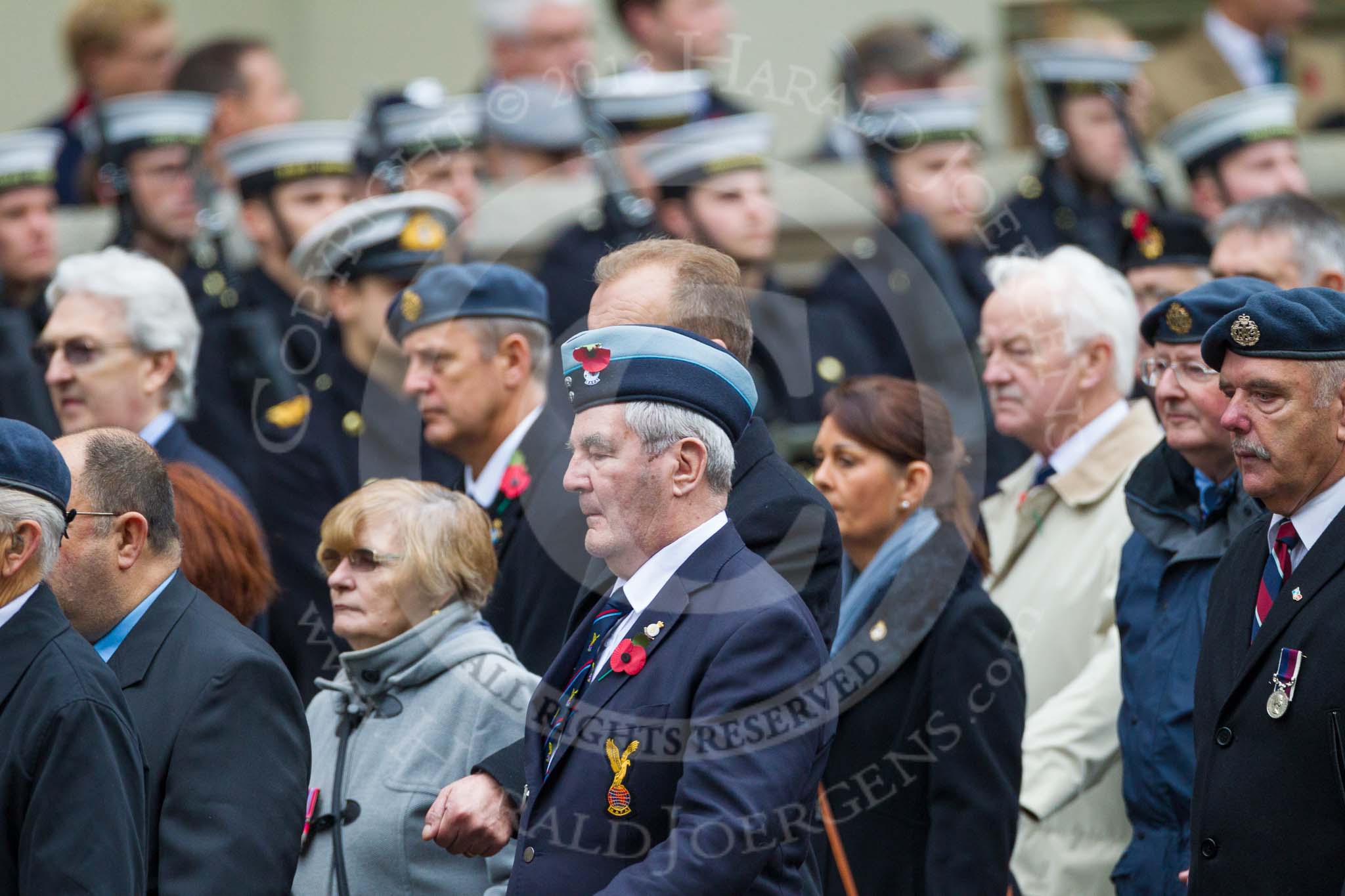 Remembrance Sunday at the Cenotaph 2015: Group C1, Royal Air Forces Association.
Cenotaph, Whitehall, London SW1,
London,
Greater London,
United Kingdom,
on 08 November 2015 at 11:46, image #397