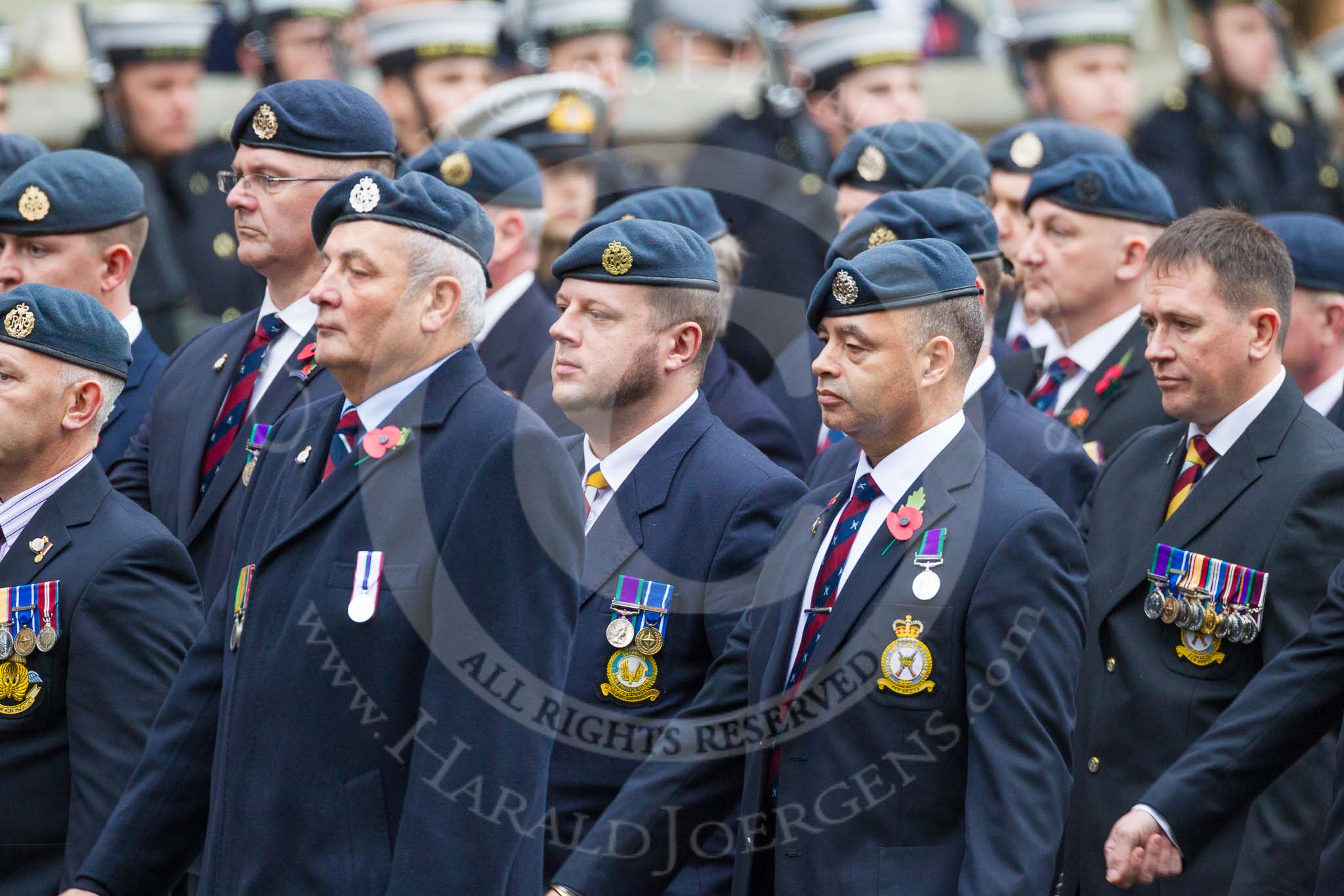Remembrance Sunday at the Cenotaph 2015: C2, Royal Air Force Regiment Association.
Cenotaph, Whitehall, London SW1,
London,
Greater London,
United Kingdom,
on 08 November 2015 at 11:47, image #419