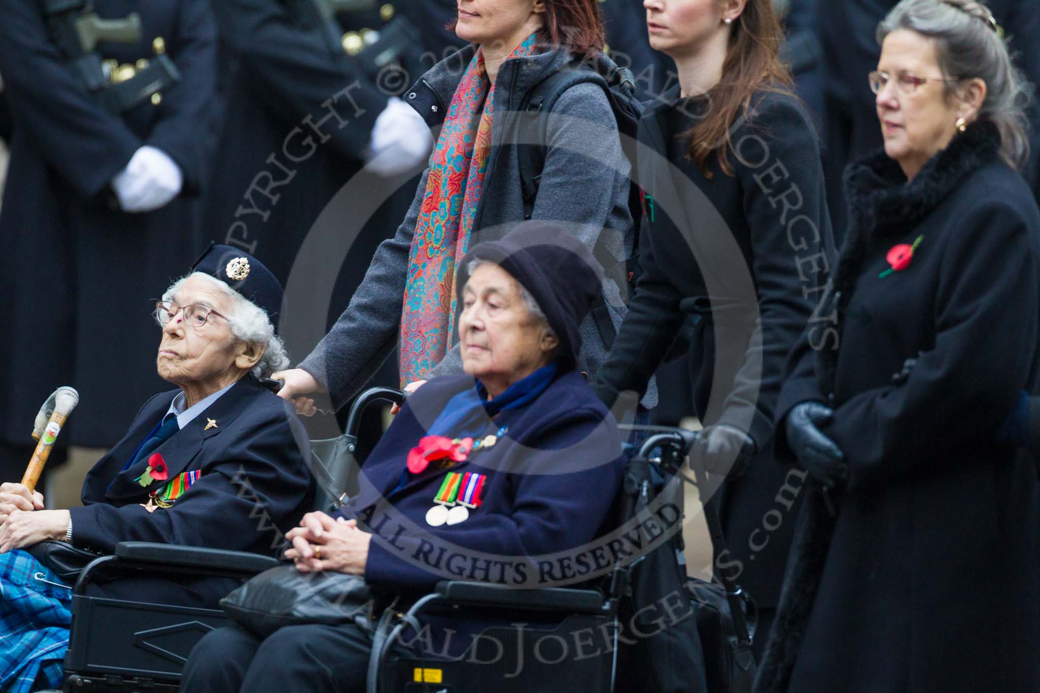 Remembrance Sunday at the Cenotaph 2015: Group C19, WAAF/WRAF/RAF(W).
Cenotaph, Whitehall, London SW1,
London,
Greater London,
United Kingdom,
on 08 November 2015 at 11:50, image #536