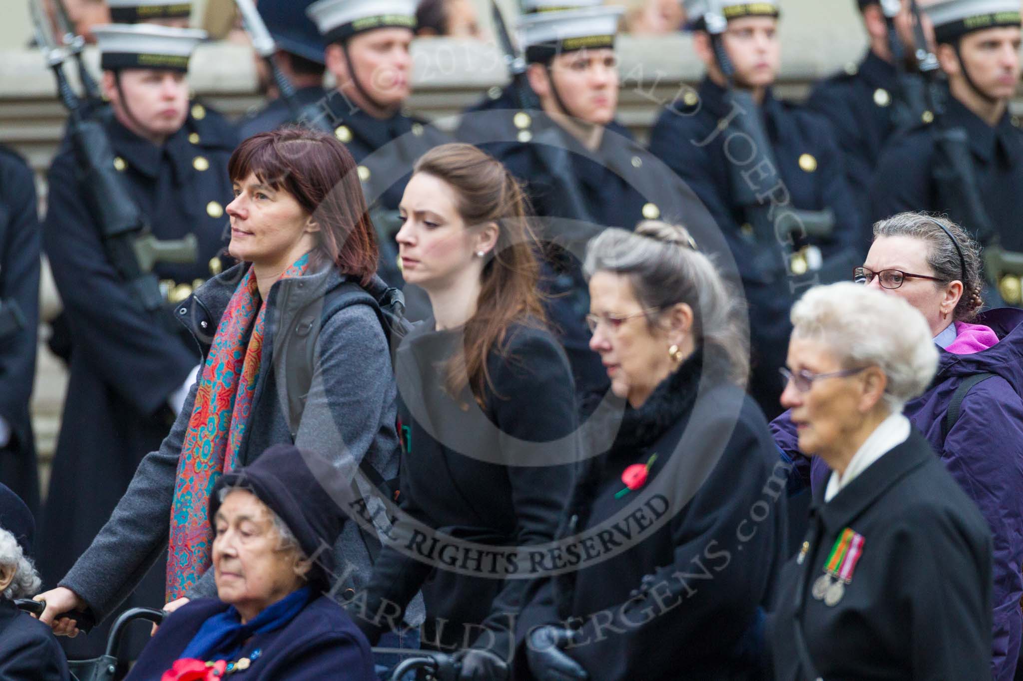 Remembrance Sunday at the Cenotaph 2015: Group C19, WAAF/WRAF/RAF(W).
Cenotaph, Whitehall, London SW1,
London,
Greater London,
United Kingdom,
on 08 November 2015 at 11:50, image #537