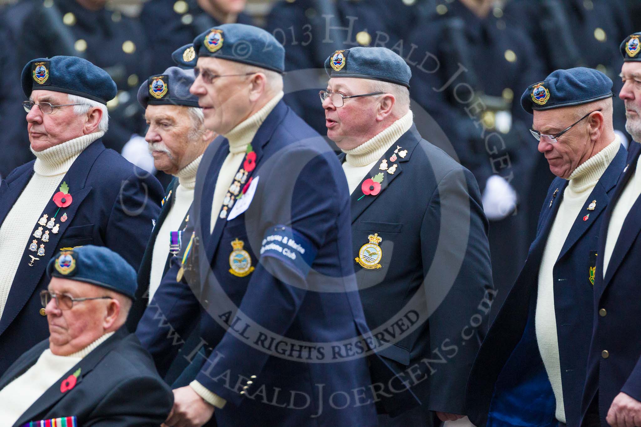 Remembrance Sunday at the Cenotaph 2015: Group C21, Air Sea Rescue & Marine Craft Sections Club.
Cenotaph, Whitehall, London SW1,
London,
Greater London,
United Kingdom,
on 08 November 2015 at 11:50, image #546