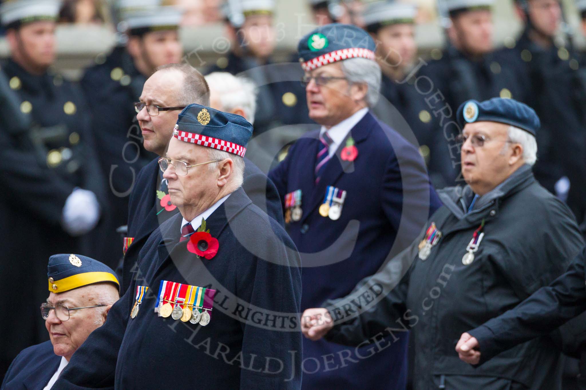 Remembrance Sunday at the Cenotaph 2015: Group C22, Federation of Royal Air Force Apprentice & Boy Entrant Associations.
Cenotaph, Whitehall, London SW1,
London,
Greater London,
United Kingdom,
on 08 November 2015 at 11:50, image #548