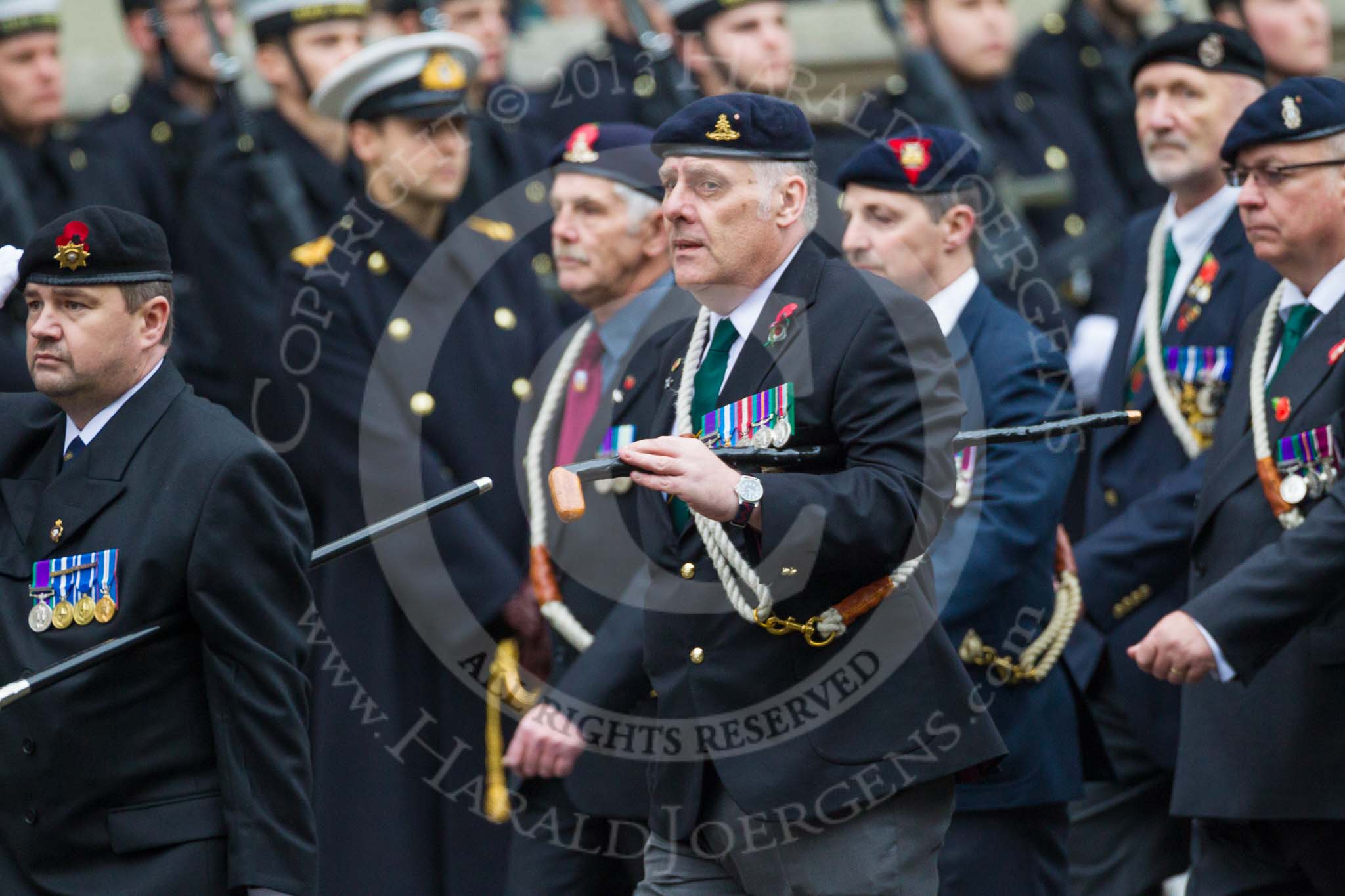 Remembrance Sunday at the Cenotaph 2015: Group D4, Army Dog Unit Northern Ireland Association.
Cenotaph, Whitehall, London SW1,
London,
Greater London,
United Kingdom,
on 08 November 2015 at 11:52, image #604
