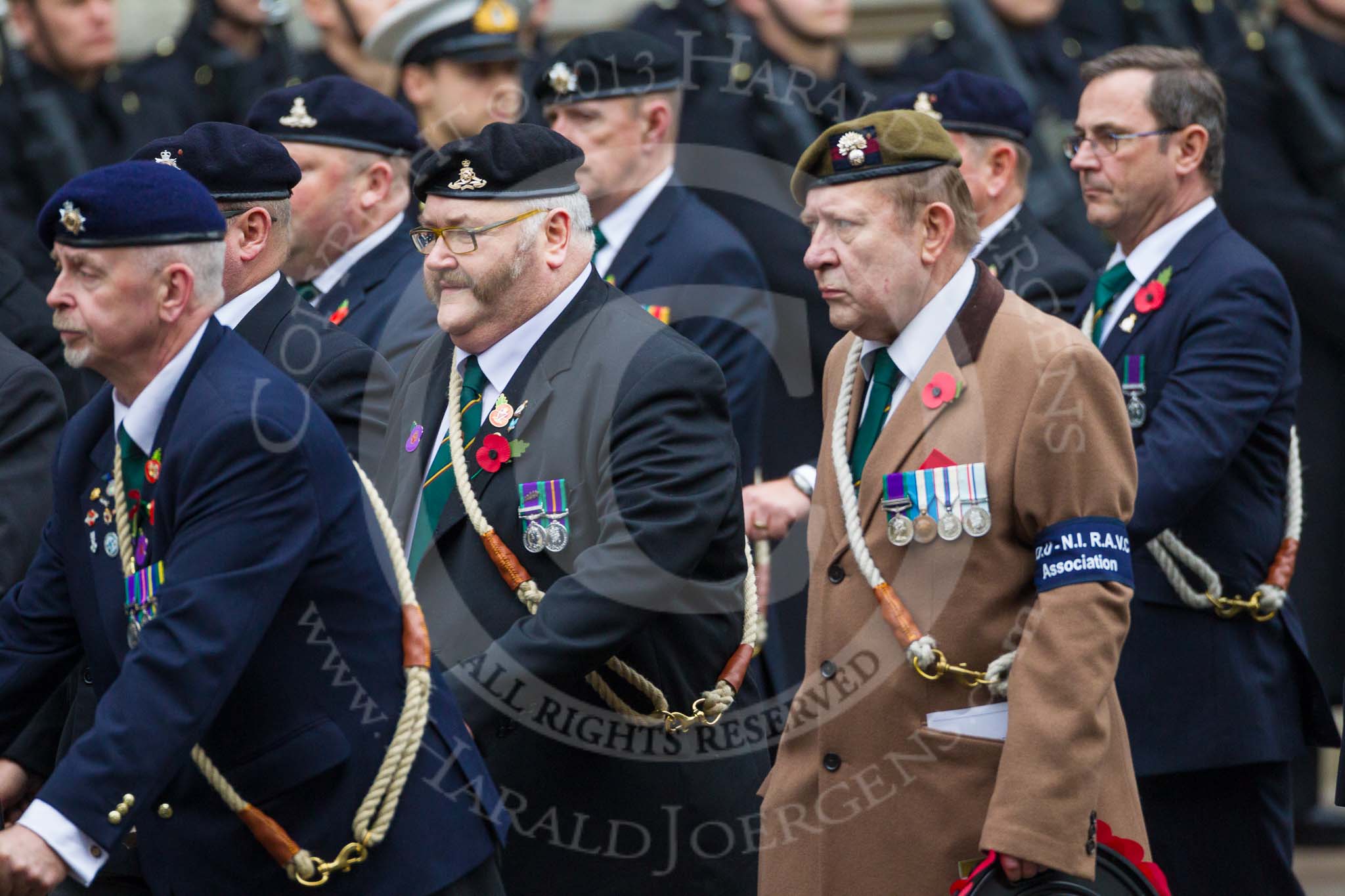 Remembrance Sunday at the Cenotaph 2015: Group D4, Army Dog Unit Northern Ireland Association.
Cenotaph, Whitehall, London SW1,
London,
Greater London,
United Kingdom,
on 08 November 2015 at 11:52, image #607