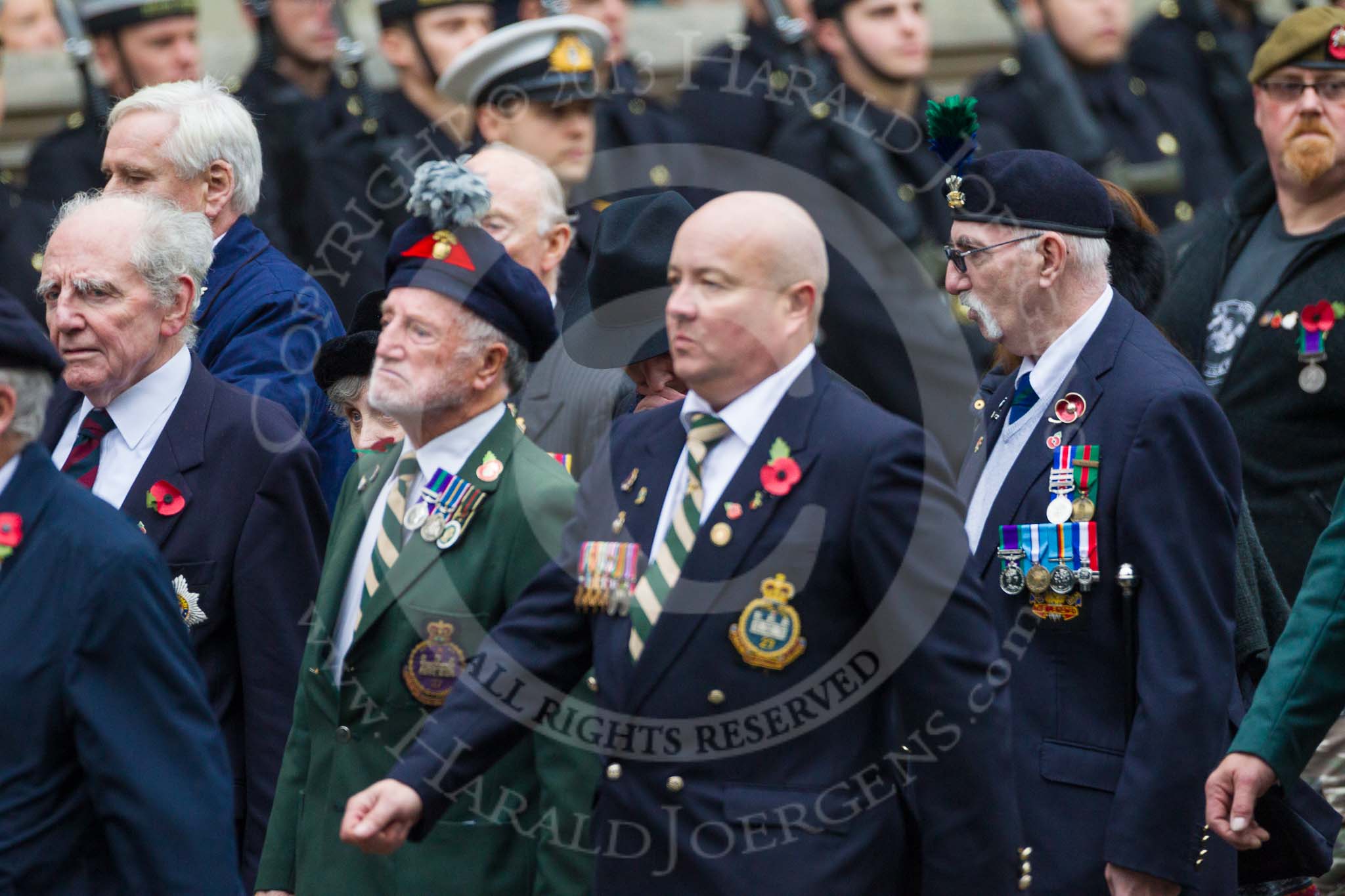 Remembrance Sunday at the Cenotaph 2015: Group D5, North Irish Horse & Irish Regiments Old Comrades
Association.
Cenotaph, Whitehall, London SW1,
London,
Greater London,
United Kingdom,
on 08 November 2015 at 11:52, image #614