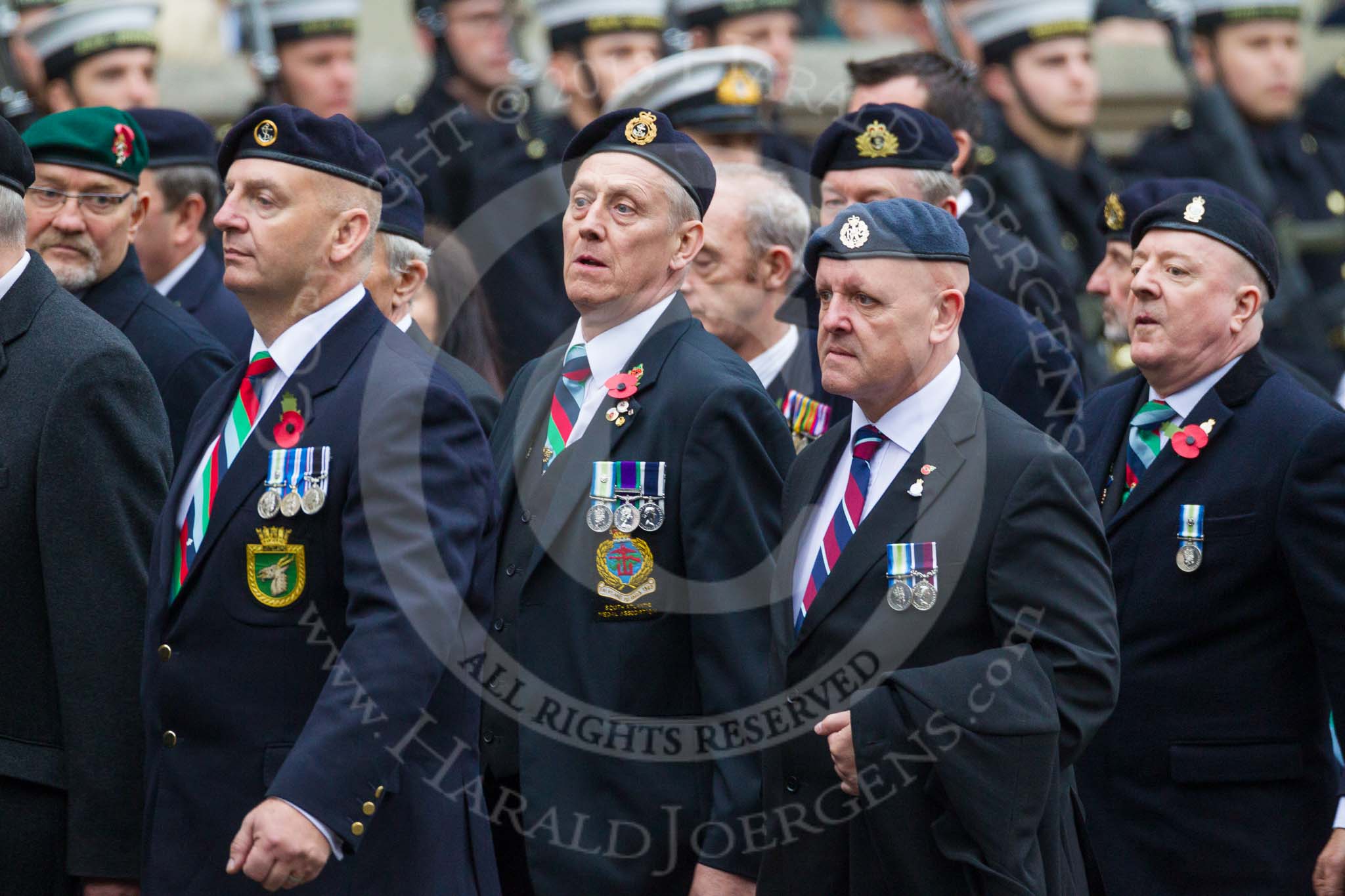 Remembrance Sunday at the Cenotaph 2015: Group D10, South Atlantic Medal Association.
Cenotaph, Whitehall, London SW1,
London,
Greater London,
United Kingdom,
on 08 November 2015 at 11:53, image #633