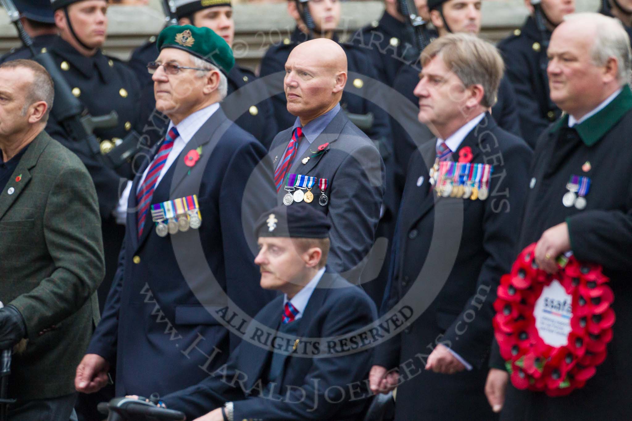 Remembrance Sunday at the Cenotaph 2015: Group D11, SSAFA.
Cenotaph, Whitehall, London SW1,
London,
Greater London,
United Kingdom,
on 08 November 2015 at 11:53, image #639