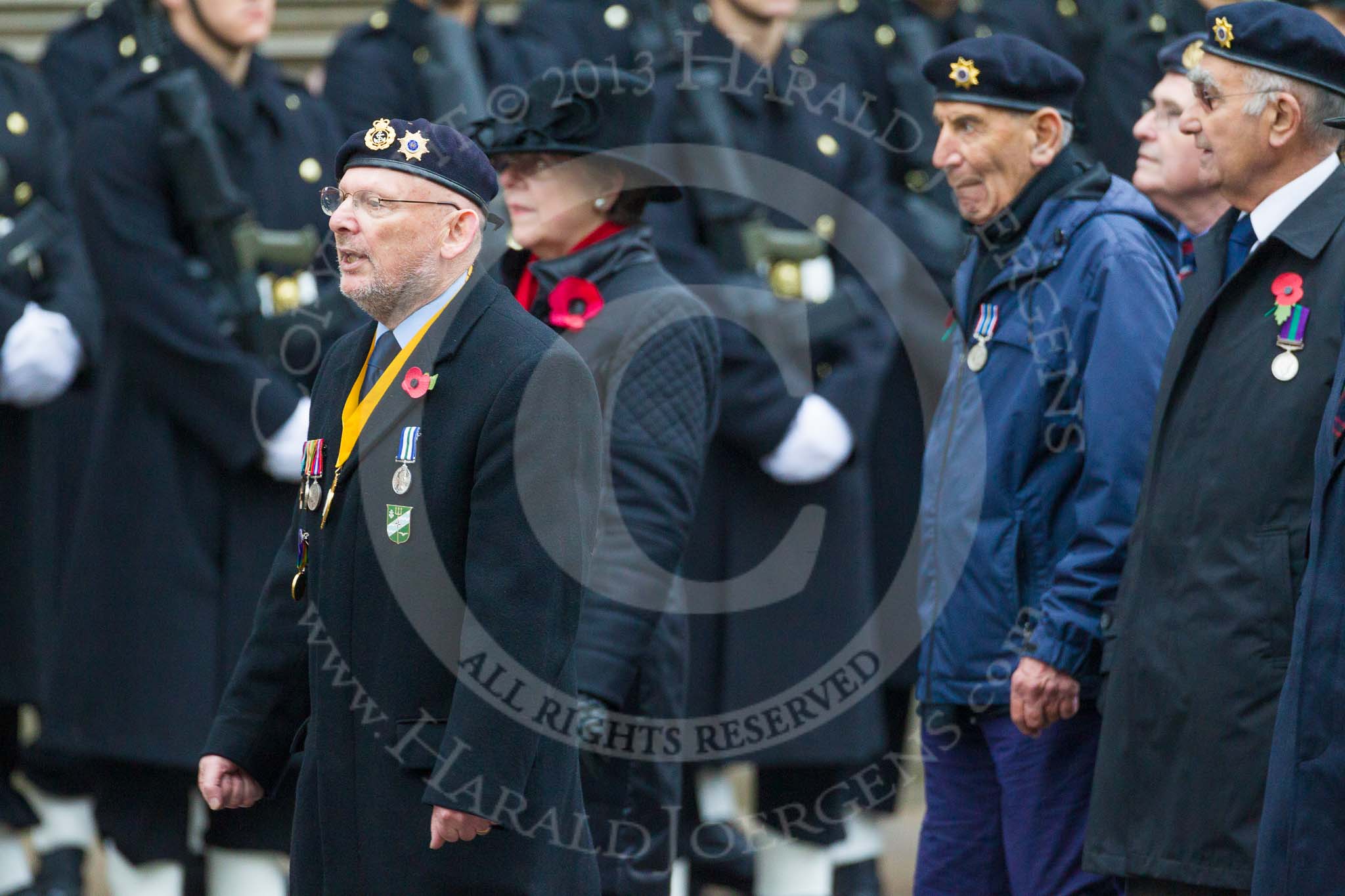 Remembrance Sunday at the Cenotaph 2015: Group D13, Association of Jewish Ex-Servicemen & Women.
Cenotaph, Whitehall, London SW1,
London,
Greater London,
United Kingdom,
on 08 November 2015 at 11:53, image #645