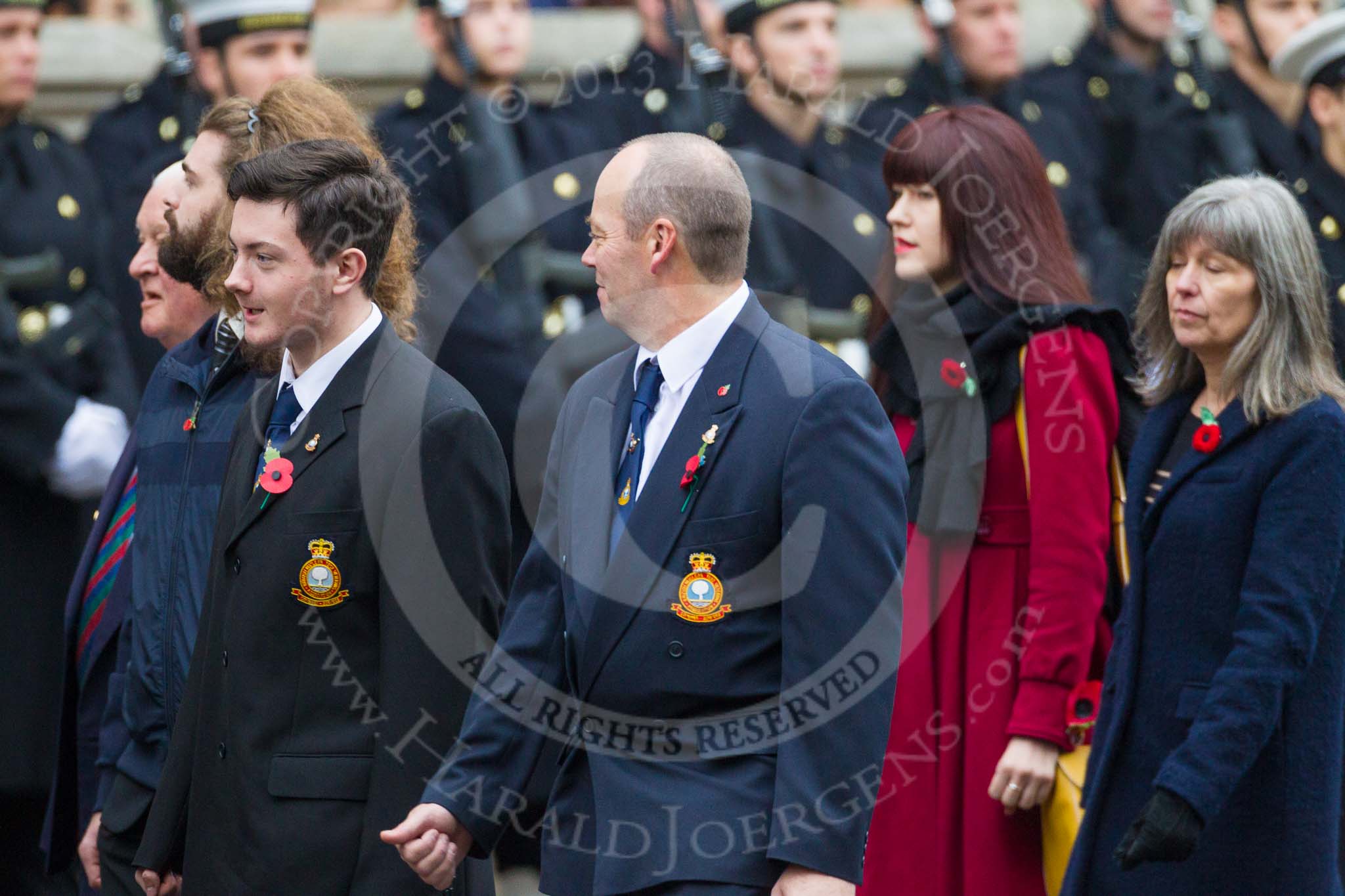 Remembrance Sunday at the Cenotaph 2015: Group D14, British Nuclear Test Veterans Association.
Cenotaph, Whitehall, London SW1,
London,
Greater London,
United Kingdom,
on 08 November 2015 at 11:53, image #654