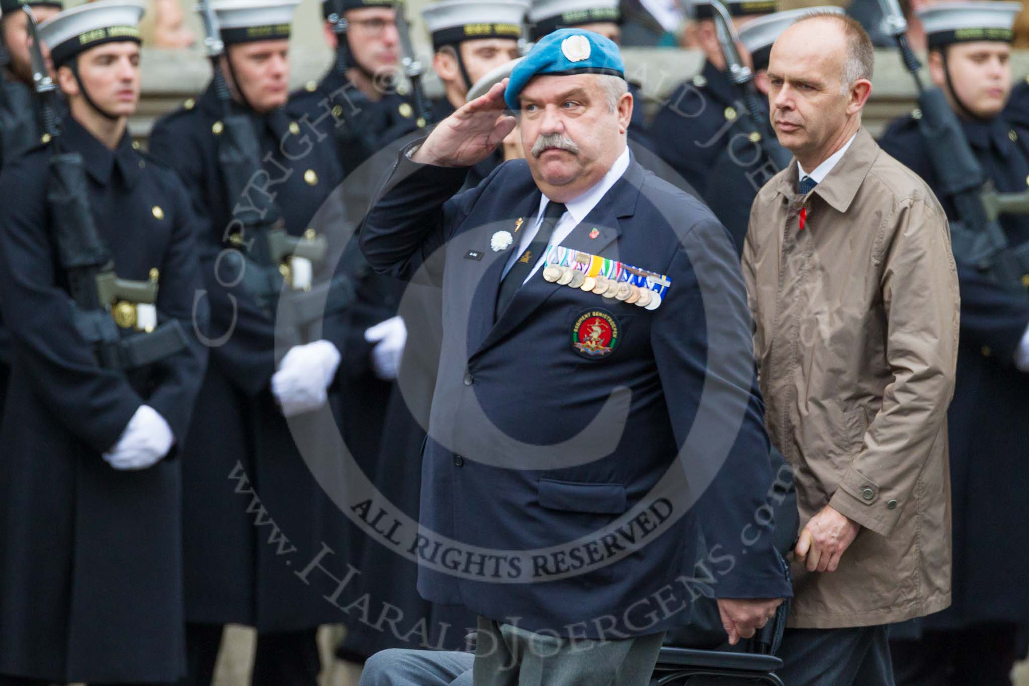 Remembrance Sunday at the Cenotaph 2015: Group D20, Bond Van Wapenbroeders.
Cenotaph, Whitehall, London SW1,
London,
Greater London,
United Kingdom,
on 08 November 2015 at 11:55, image #709