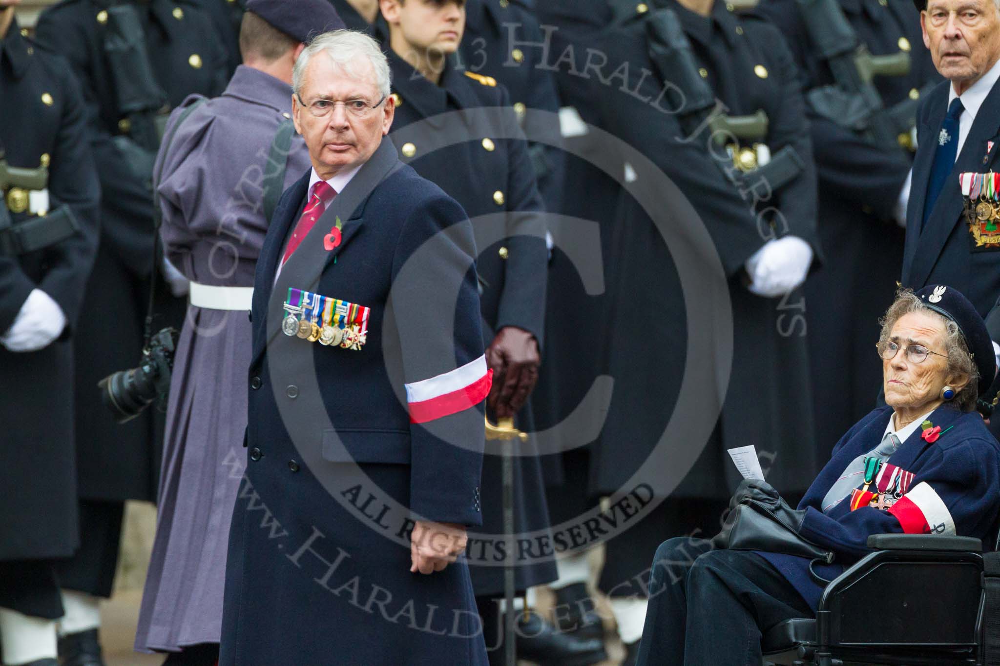 Remembrance Sunday at the Cenotaph 2015: Group D21, Polish Ex-Combatants Association in Great Britain Trust Fund.
Cenotaph, Whitehall, London SW1,
London,
Greater London,
United Kingdom,
on 08 November 2015 at 11:55, image #716