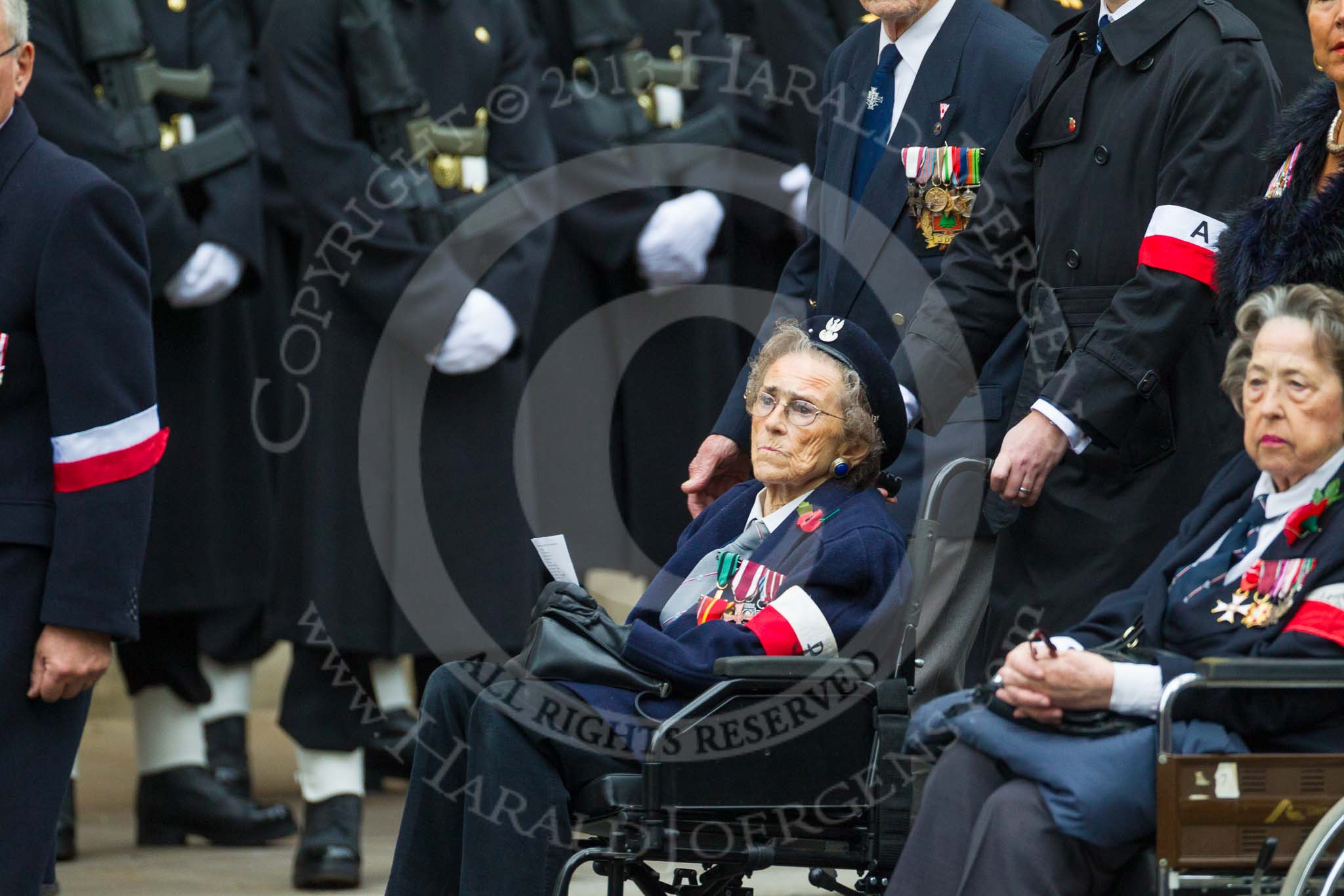 Remembrance Sunday at the Cenotaph 2015: Group D21, Polish Ex-Combatants Association in Great Britain Trust Fund.
Cenotaph, Whitehall, London SW1,
London,
Greater London,
United Kingdom,
on 08 November 2015 at 11:55, image #717