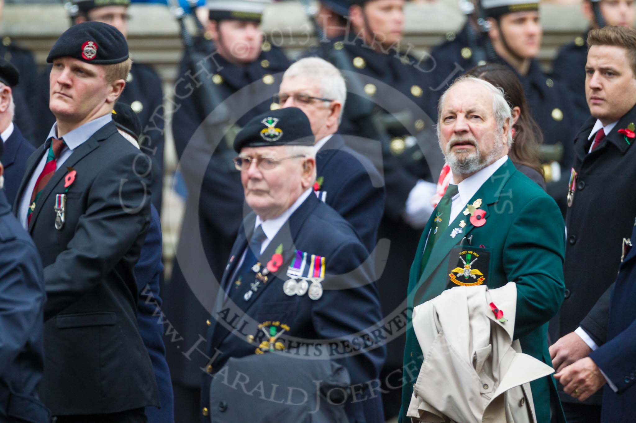 Remembrance Sunday at the Cenotaph 2015: Group E32, Fleet Air Arm Armourers Association.
Cenotaph, Whitehall, London SW1,
London,
Greater London,
United Kingdom,
on 08 November 2015 at 12:03, image #977