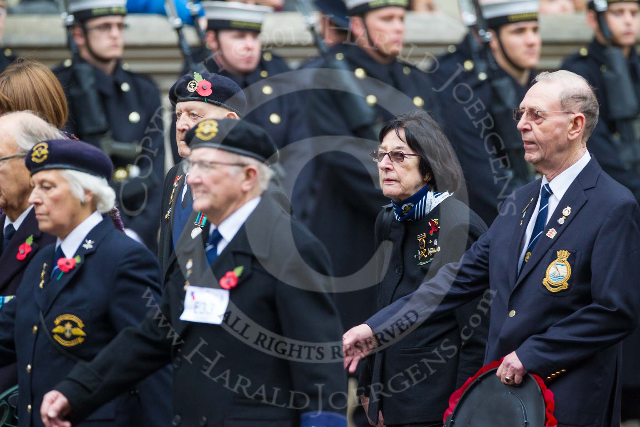 Remembrance Sunday at the Cenotaph 2015: Group E33, Fleet Air Arm Association.
Cenotaph, Whitehall, London SW1,
London,
Greater London,
United Kingdom,
on 08 November 2015 at 12:03, image #981