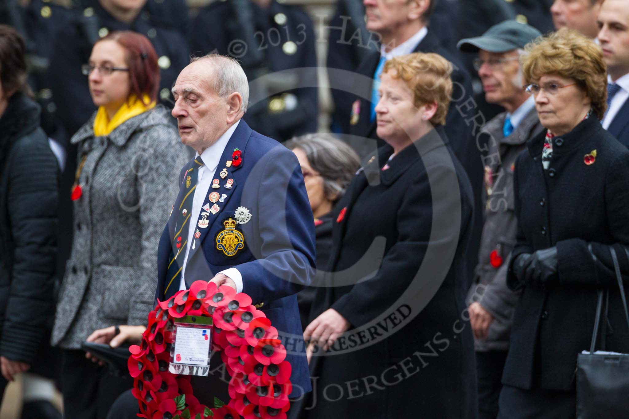 Remembrance Sunday at the Cenotaph 2015: Group F4, Monte Cassino Society.
Cenotaph, Whitehall, London SW1,
London,
Greater London,
United Kingdom,
on 08 November 2015 at 12:04, image #1019