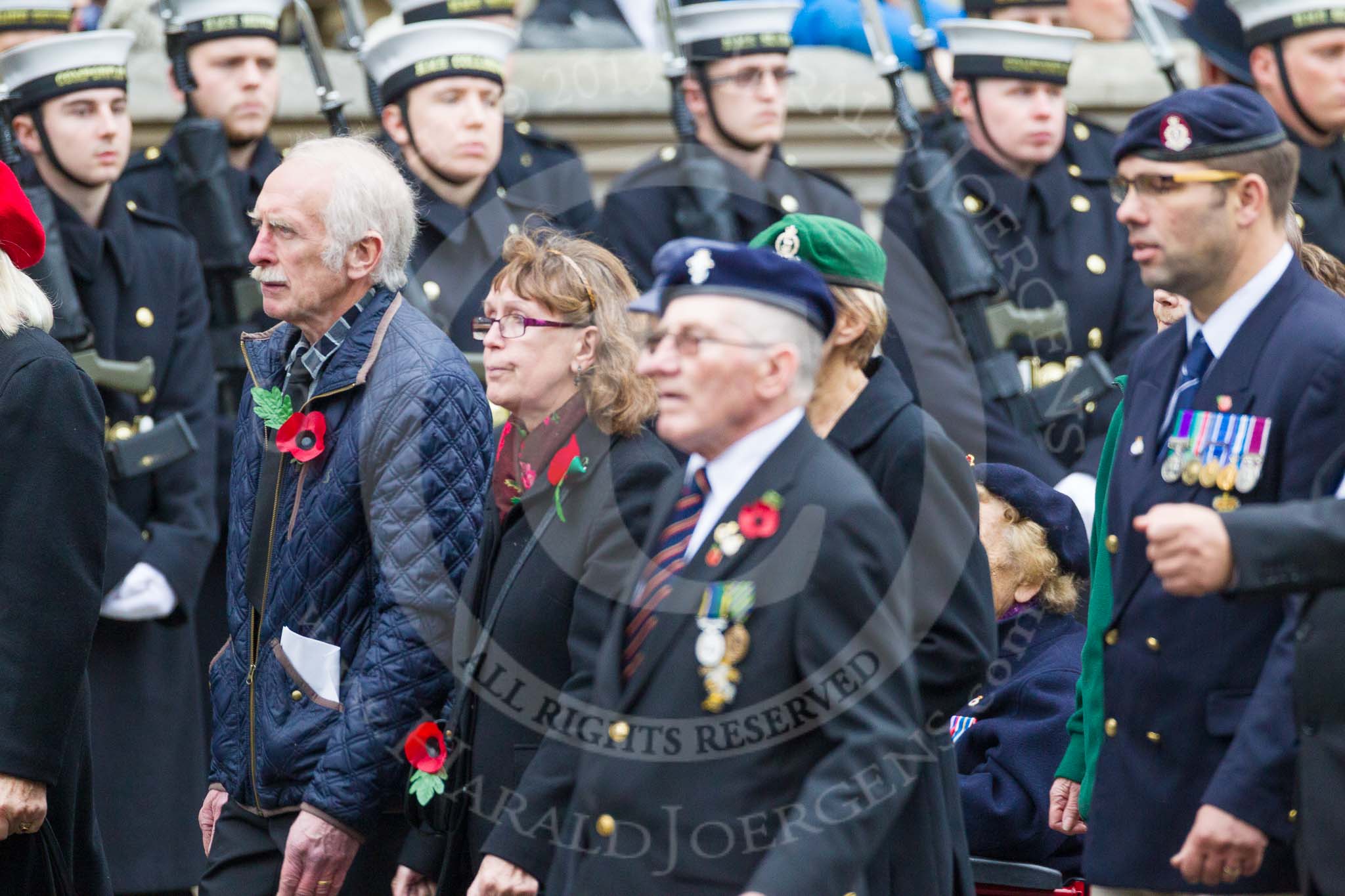 Remembrance Sunday at the Cenotaph 2015: Group F7, TRBL Ex-Service Members.
Cenotaph, Whitehall, London SW1,
London,
Greater London,
United Kingdom,
on 08 November 2015 at 12:04, image #1035