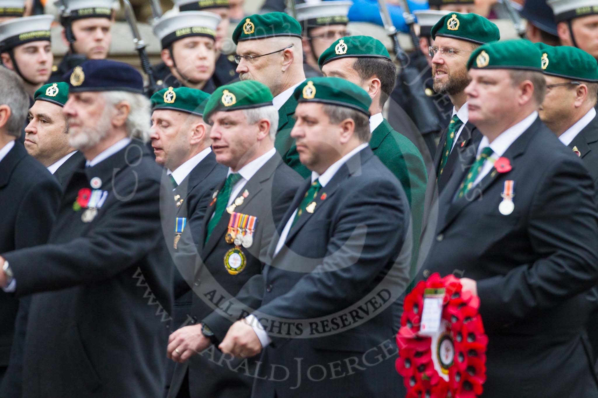 Remembrance Sunday at the Cenotaph 2015: Group F7, TRBL Ex-Service Members.
Cenotaph, Whitehall, London SW1,
London,
Greater London,
United Kingdom,
on 08 November 2015 at 12:04, image #1043