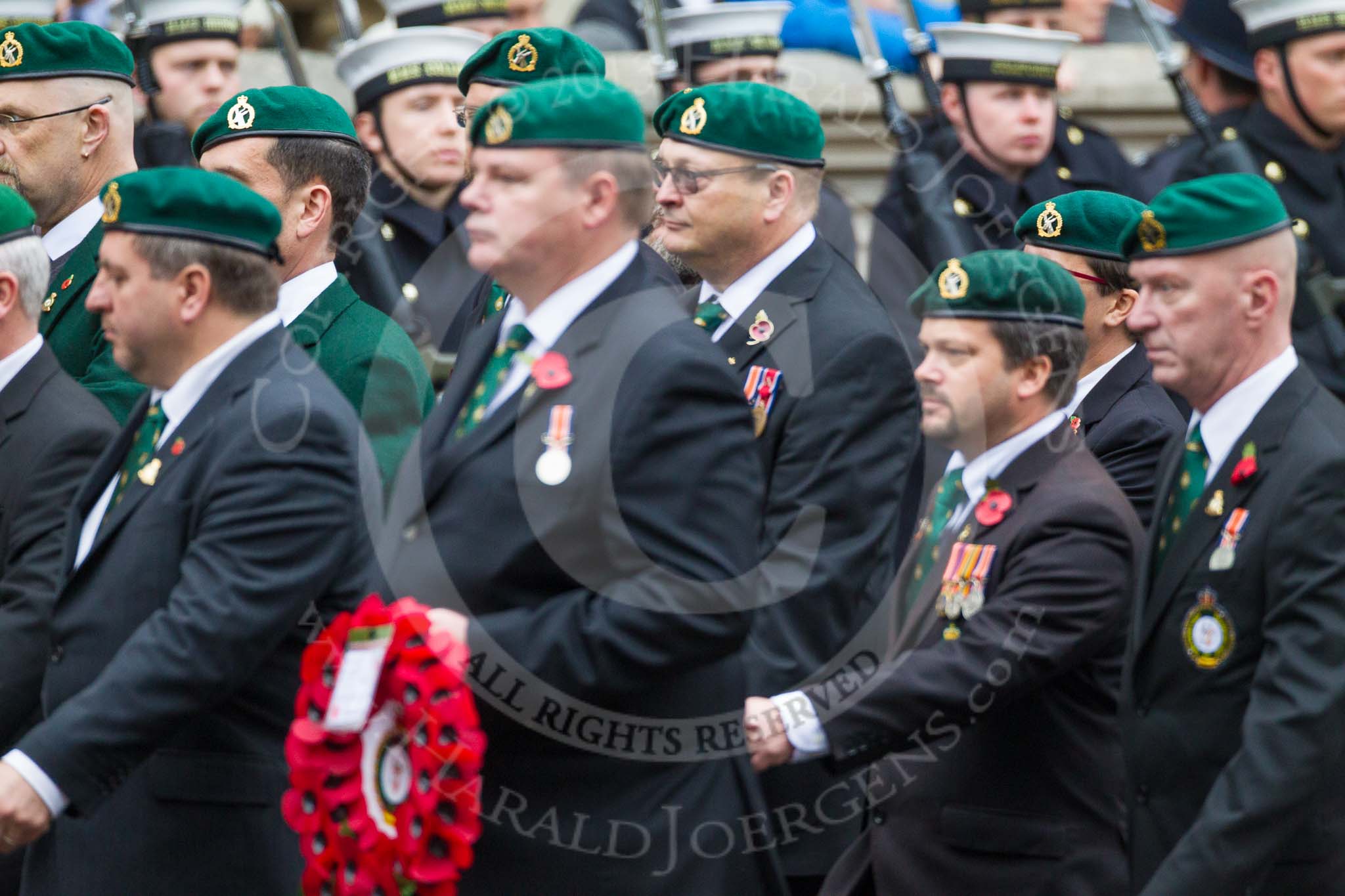 Remembrance Sunday at the Cenotaph 2015: Group F7, TRBL Ex-Service Members.
Cenotaph, Whitehall, London SW1,
London,
Greater London,
United Kingdom,
on 08 November 2015 at 12:04, image #1044
