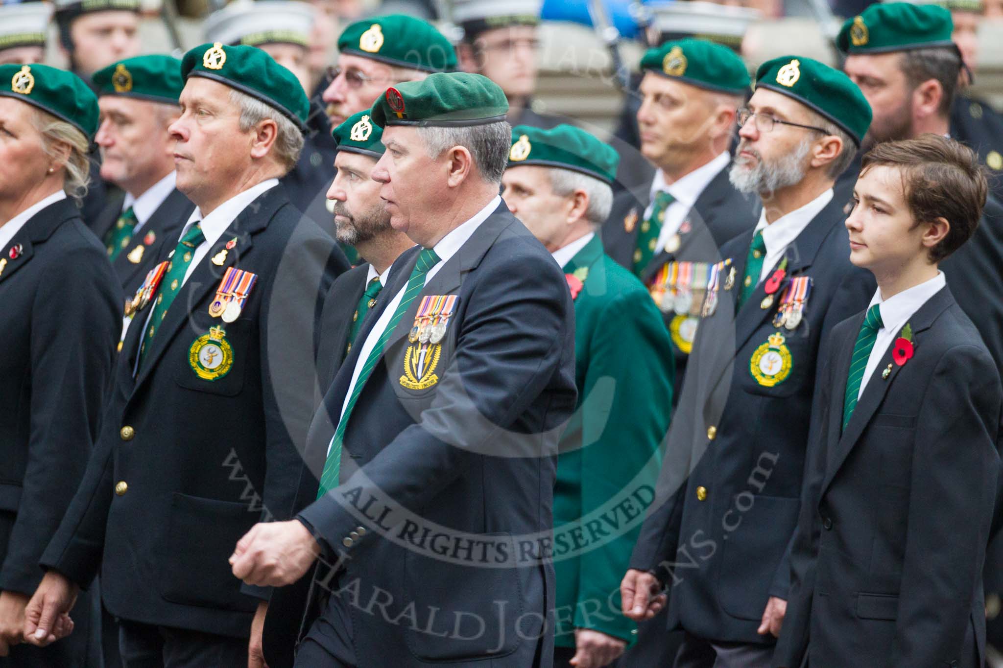 Remembrance Sunday at the Cenotaph 2015: Group F7, TRBL Ex-Service Members.
Cenotaph, Whitehall, London SW1,
London,
Greater London,
United Kingdom,
on 08 November 2015 at 12:04, image #1046
