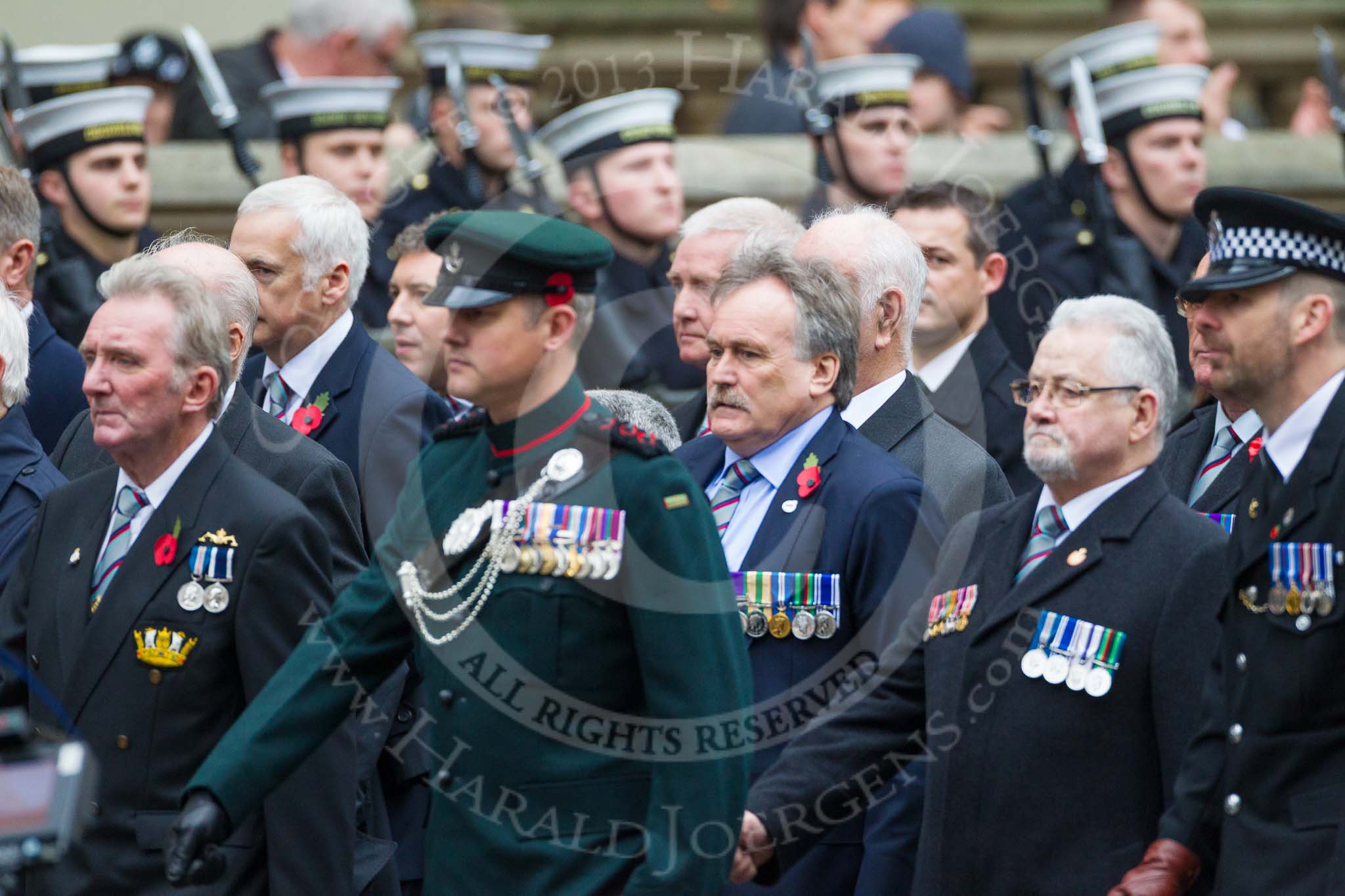 Remembrance Sunday at the Cenotaph 2015: Group F14, Gallantry Medallists League.
Cenotaph, Whitehall, London SW1,
London,
Greater London,
United Kingdom,
on 08 November 2015 at 12:05, image #1067