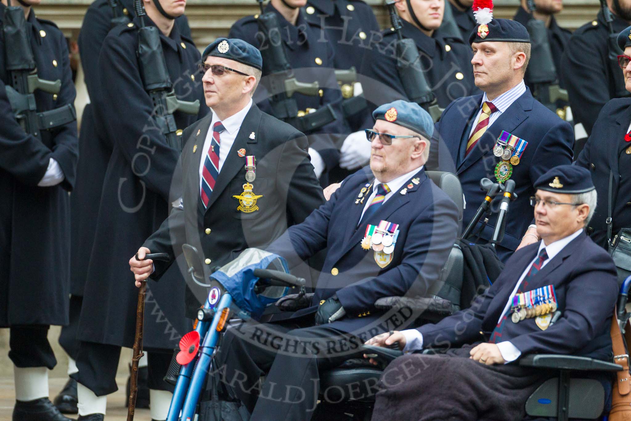 Remembrance Sunday at the Cenotaph 2015: Group F16, National Gulf Veterans & Families Association.
Cenotaph, Whitehall, London SW1,
London,
Greater London,
United Kingdom,
on 08 November 2015 at 12:06, image #1081