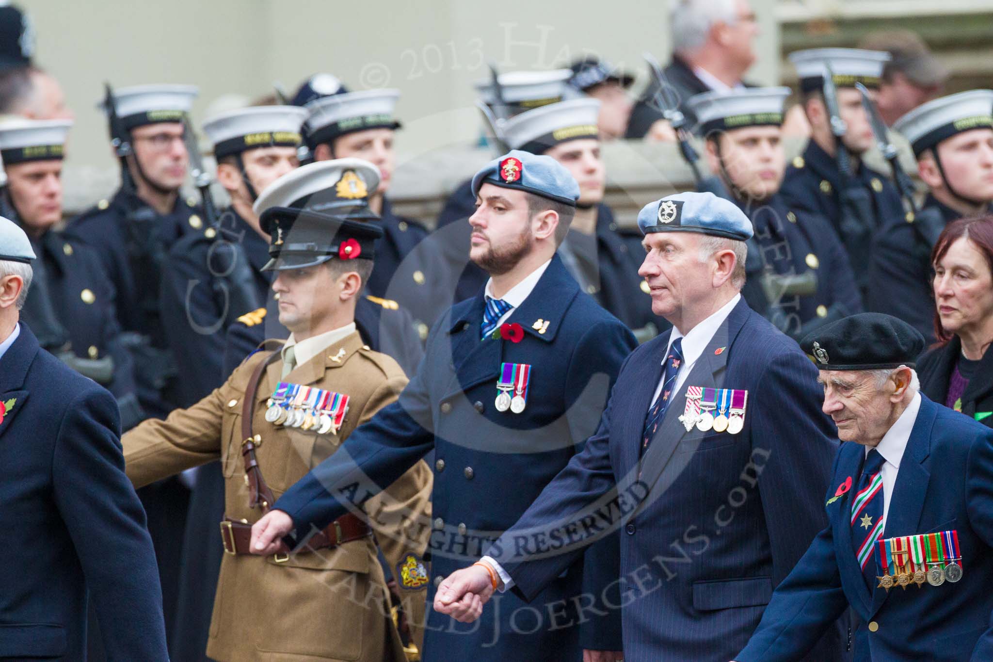Remembrance Sunday at the Cenotaph 2015: Group F25, Italy Star Association 1943-1945.
Cenotaph, Whitehall, London SW1,
London,
Greater London,
United Kingdom,
on 08 November 2015 at 12:07, image #1134
