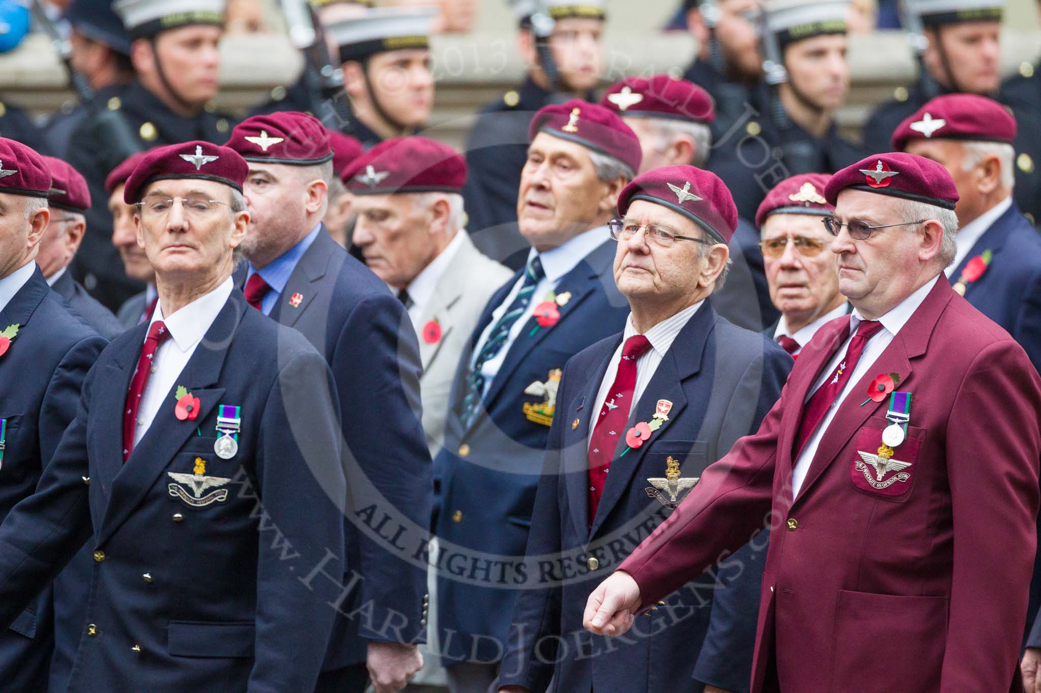 Remembrance Sunday at the Cenotaph 2015: Group A3, Parachute Regimental Association.
Cenotaph, Whitehall, London SW1,
London,
Greater London,
United Kingdom,
on 08 November 2015 at 12:08, image #1188