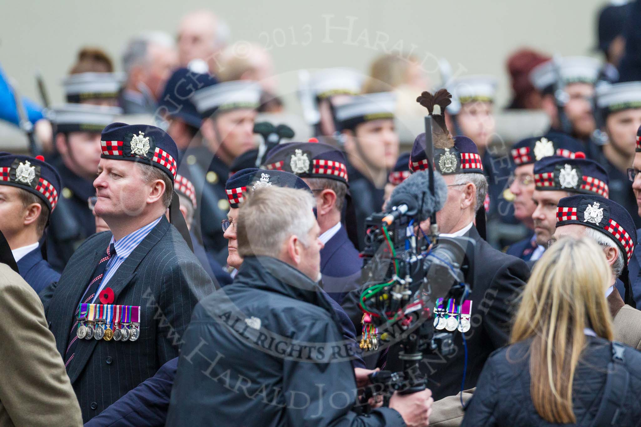 Remembrance Sunday at the Cenotaph 2015: Group A4, King's Own Scottish Borderers.
Cenotaph, Whitehall, London SW1,
London,
Greater London,
United Kingdom,
on 08 November 2015 at 12:09, image #1208