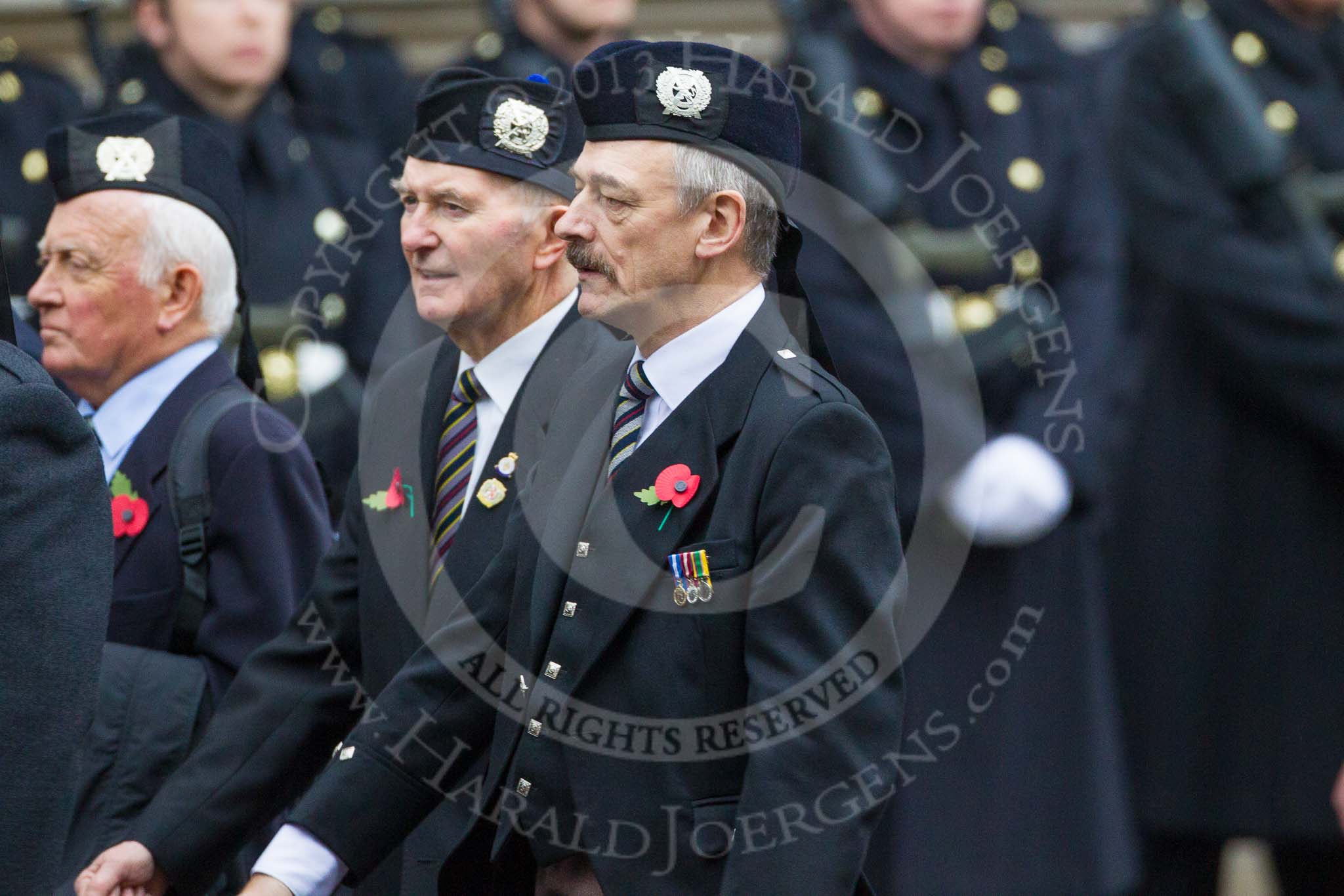 Remembrance Sunday at the Cenotaph 2015: Group A9, London Scottish Regimental Association.
Cenotaph, Whitehall, London SW1,
London,
Greater London,
United Kingdom,
on 08 November 2015 at 12:10, image #1250