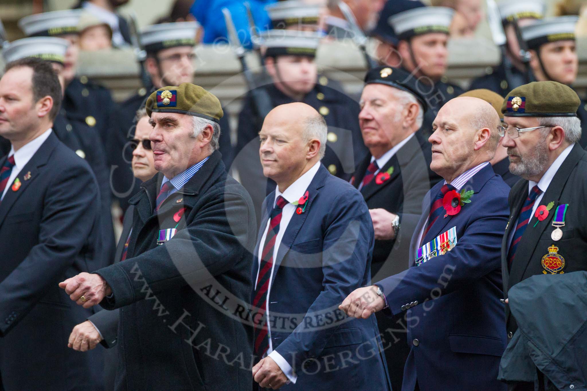 Remembrance Sunday at the Cenotaph 2015: Group A10, Grenadier Guards Association.
Cenotaph, Whitehall, London SW1,
London,
Greater London,
United Kingdom,
on 08 November 2015 at 12:10, image #1252