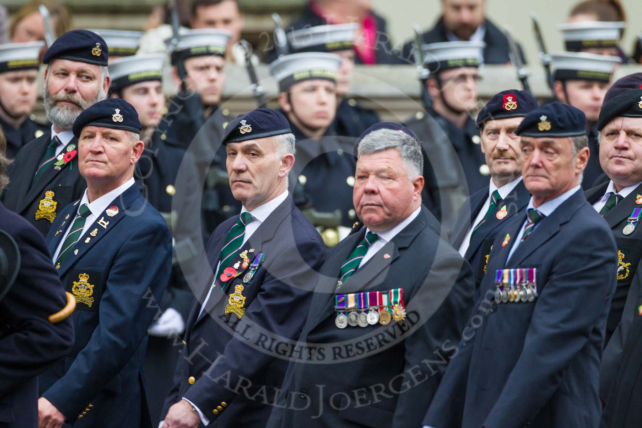 Remembrance Sunday at the Cenotaph 2015: Group A28, The Staffordshire Regiment.
Cenotaph, Whitehall, London SW1,
London,
Greater London,
United Kingdom,
on 08 November 2015 at 12:13, image #1379