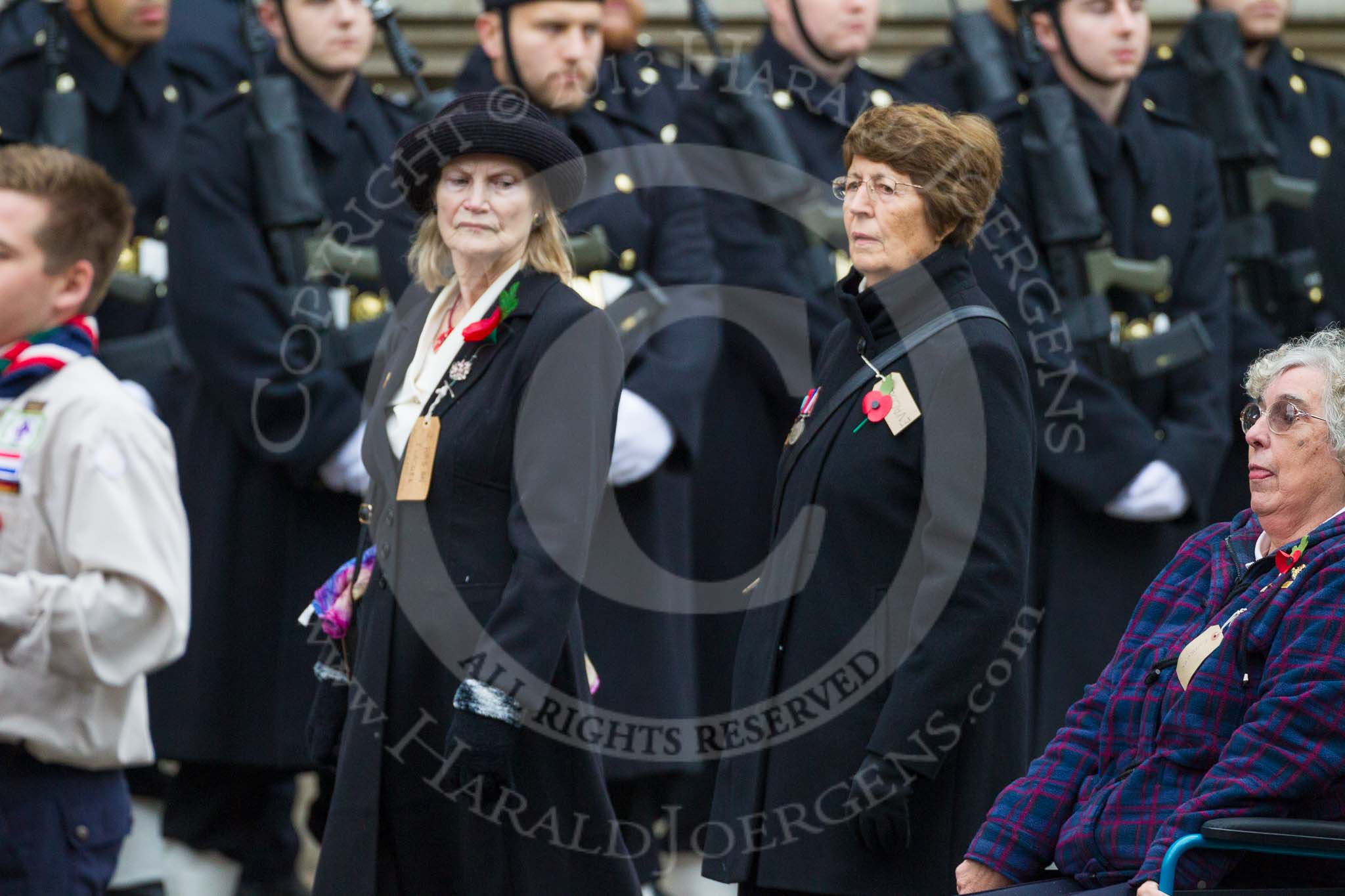 Remembrance Sunday at the Cenotaph 2015: Group M5, Evacuees Reunion Association.
Cenotaph, Whitehall, London SW1,
London,
Greater London,
United Kingdom,
on 08 November 2015 at 12:14, image #1443