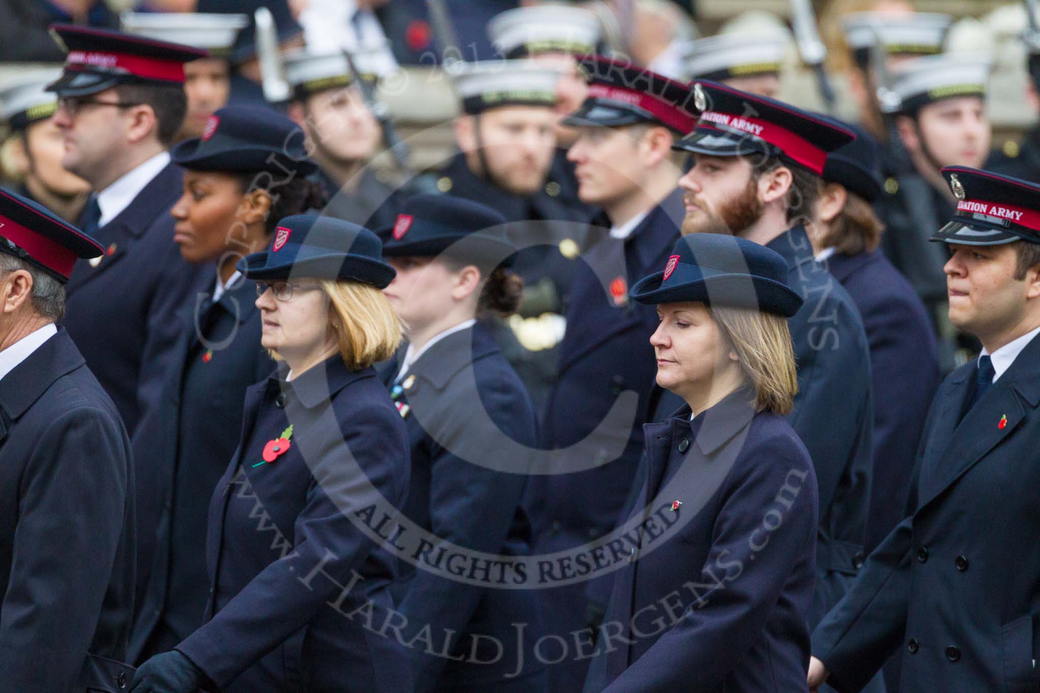 Remembrance Sunday at the Cenotaph 2015: Group M7, Salvation Army.
Cenotaph, Whitehall, London SW1,
London,
Greater London,
United Kingdom,
on 08 November 2015 at 12:15, image #1458