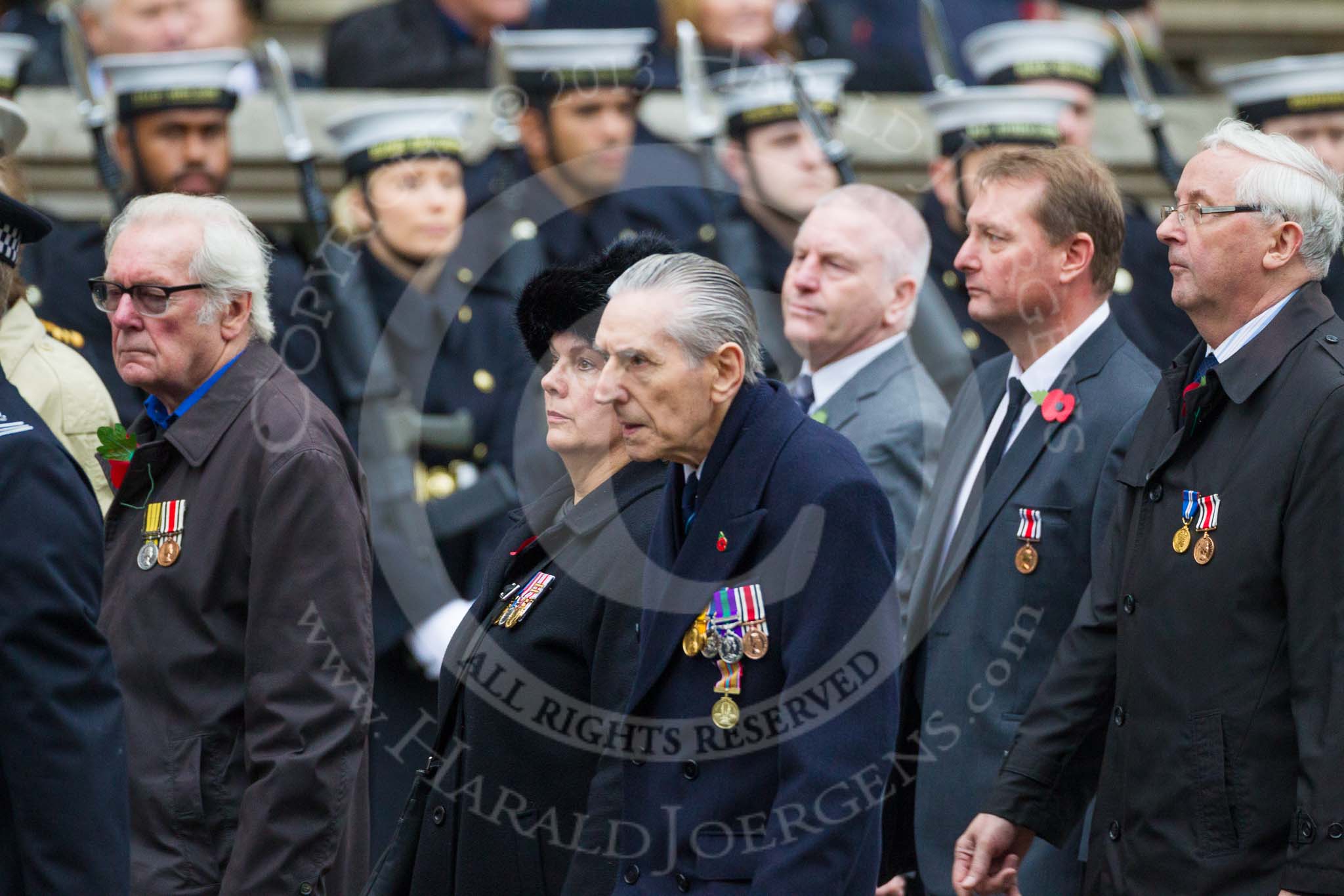 Remembrance Sunday at the Cenotaph 2015: Group M12, Metropolitan Special Constabulary.
Cenotaph, Whitehall, London SW1,
London,
Greater London,
United Kingdom,
on 08 November 2015 at 12:15, image #1485