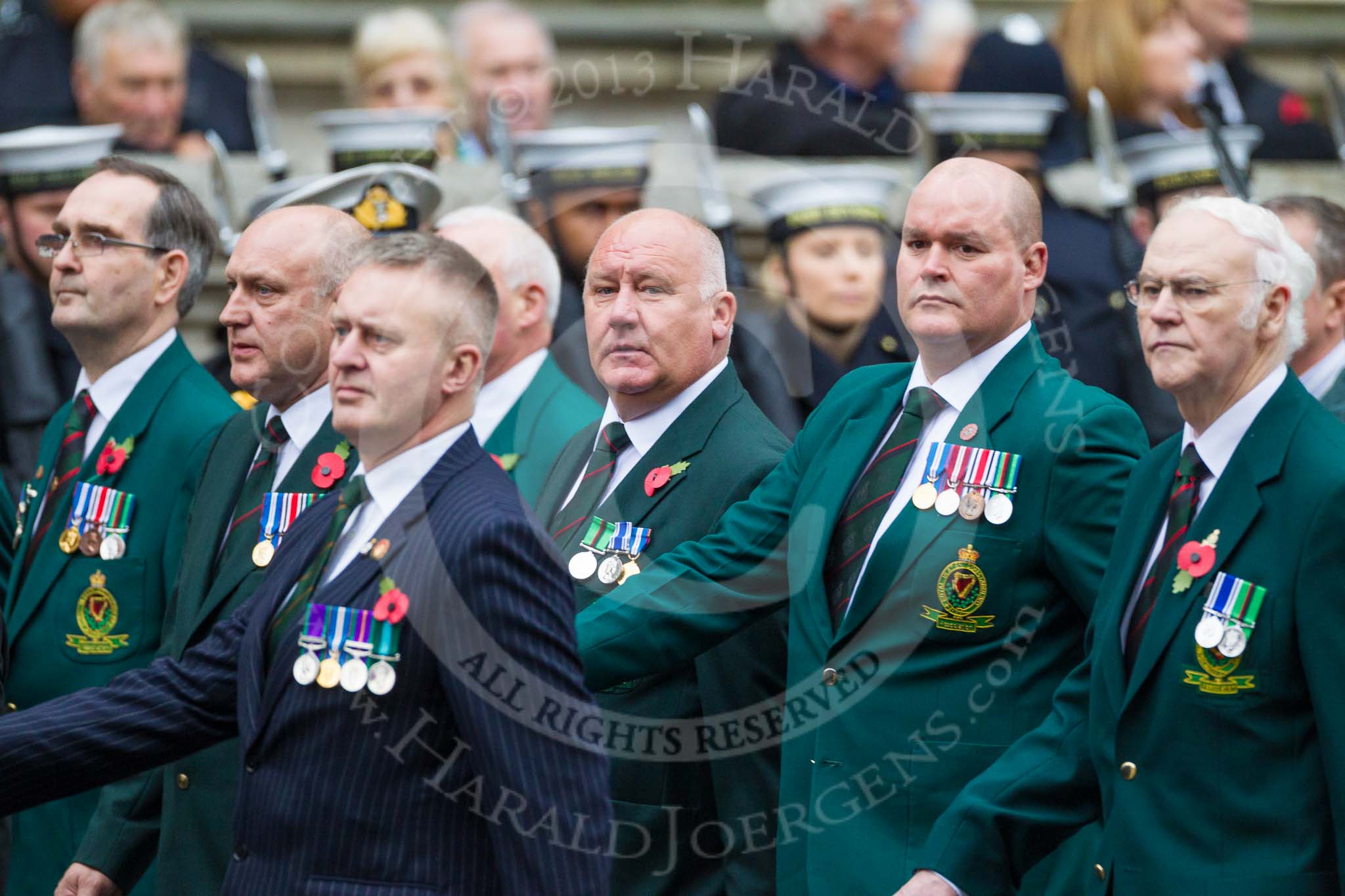 Remembrance Sunday at the Cenotaph 2015: Group M19, Royal Ulster Constabulary (GC) Association.
Cenotaph, Whitehall, London SW1,
London,
Greater London,
United Kingdom,
on 08 November 2015 at 12:16, image #1532