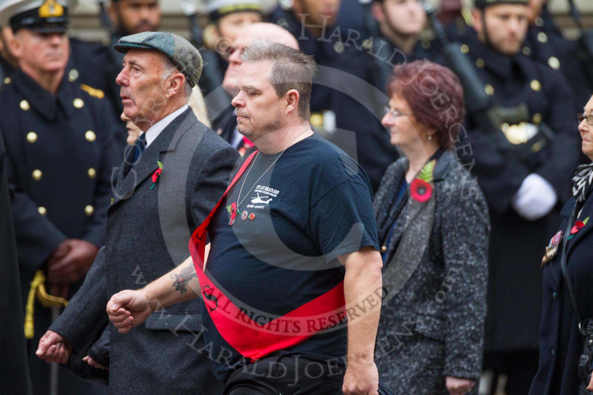 Remembrance Sunday at the Cenotaph 2015: Group M22, Daniel's Trust.
Cenotaph, Whitehall, London SW1,
London,
Greater London,
United Kingdom,
on 08 November 2015 at 12:17, image #1554