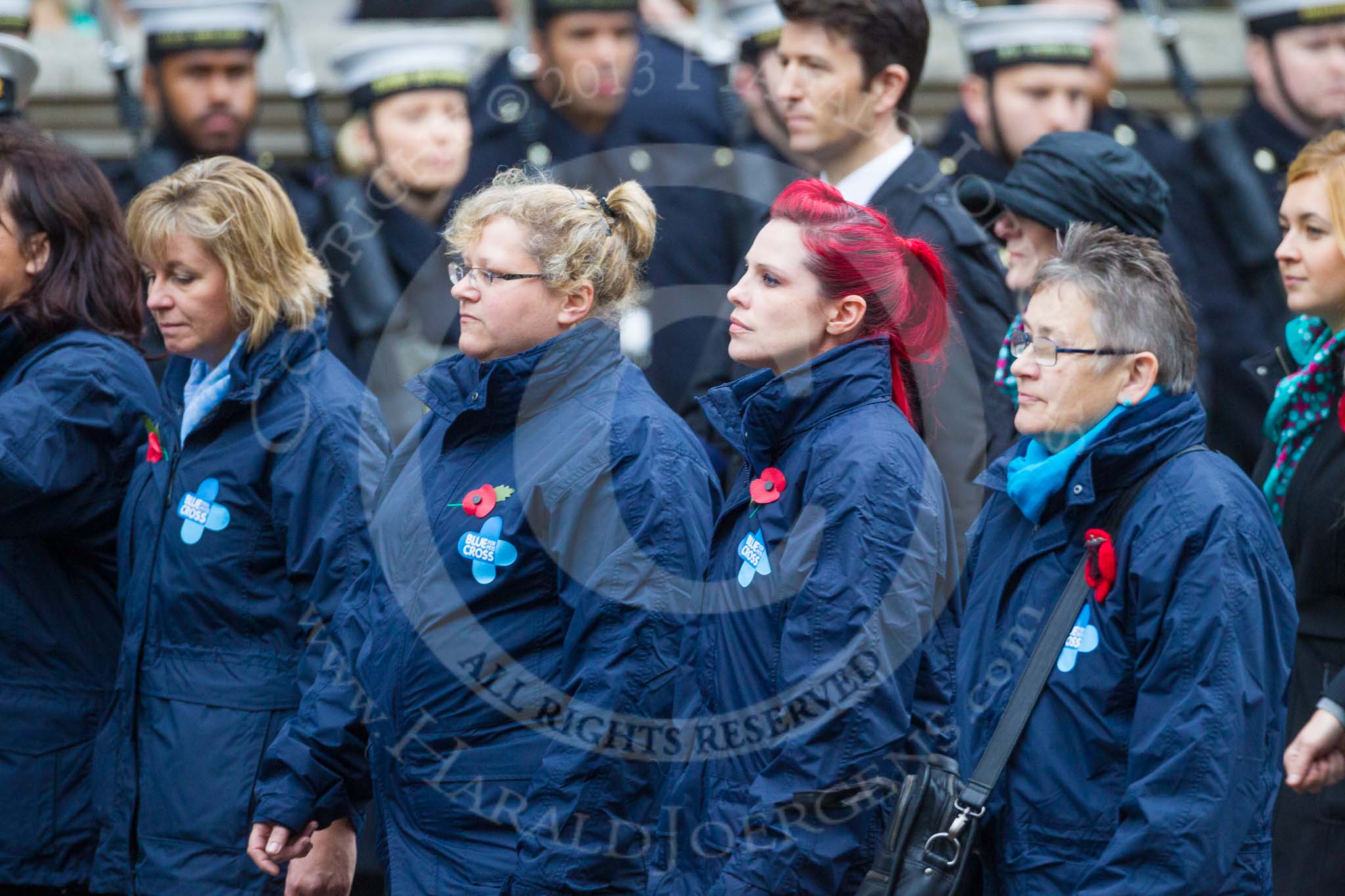 Remembrance Sunday at the Cenotaph 2015: Group M26, The Blue Cross.
Cenotaph, Whitehall, London SW1,
London,
Greater London,
United Kingdom,
on 08 November 2015 at 12:18, image #1607