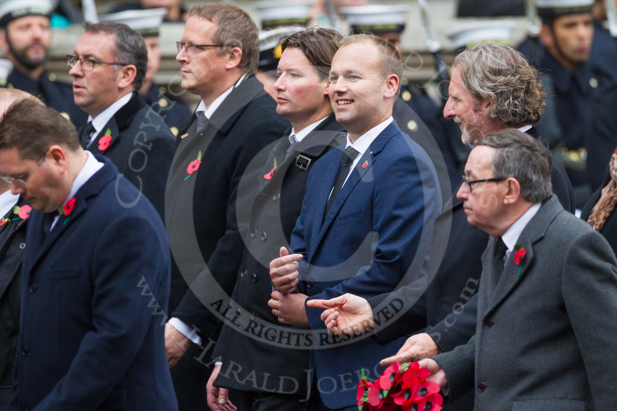 Remembrance Sunday at the Cenotaph 2015: Group M40, National Association of Round Tables.
Cenotaph, Whitehall, London SW1,
London,
Greater London,
United Kingdom,
on 08 November 2015 at 12:19, image #1665