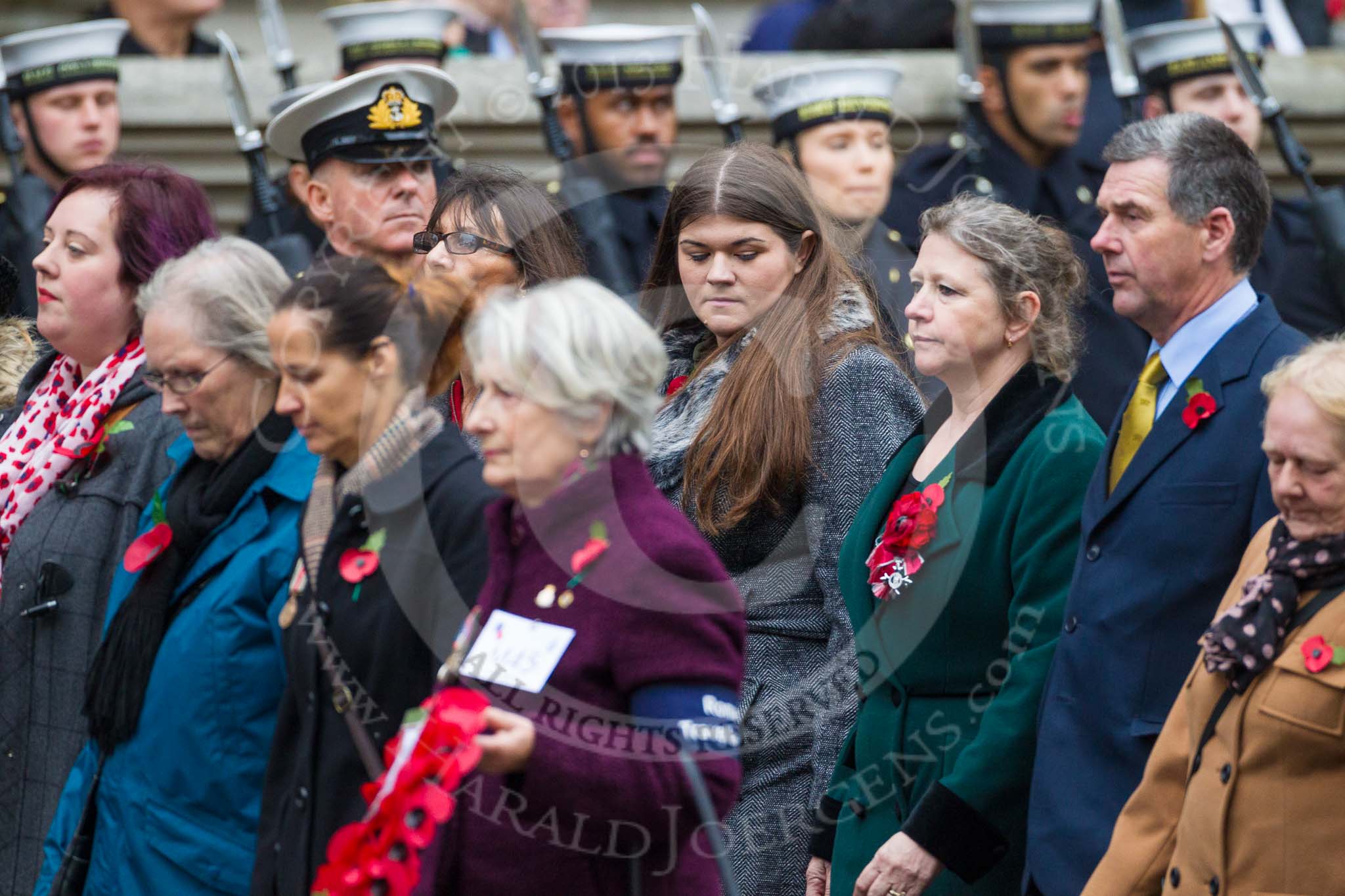 Remembrance Sunday at the Cenotaph 2015: Group M45, Romany & Traveller Society.
Cenotaph, Whitehall, London SW1,
London,
Greater London,
United Kingdom,
on 08 November 2015 at 12:19, image #1689