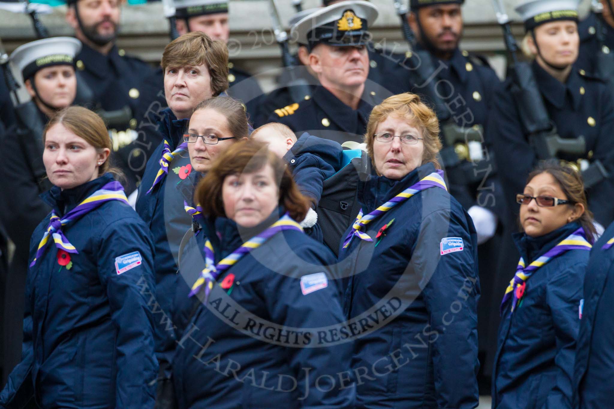 Remembrance Sunday at the Cenotaph 2015: Group M51, Girlguiding London & South East England.
Cenotaph, Whitehall, London SW1,
London,
Greater London,
United Kingdom,
on 08 November 2015 at 12:21, image #1734