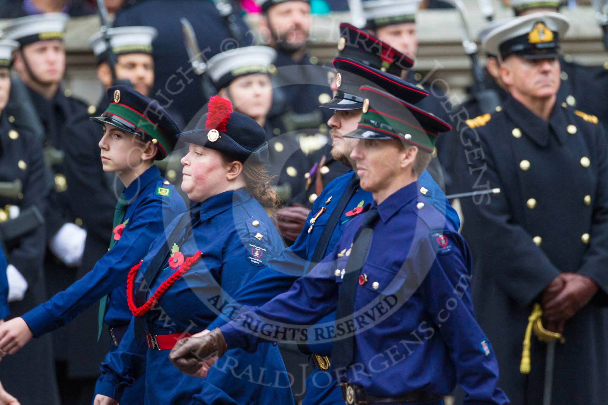Remembrance Sunday at the Cenotaph 2015: Group M54, Church Lads & Church Girls Brigade.
Cenotaph, Whitehall, London SW1,
London,
Greater London,
United Kingdom,
on 08 November 2015 at 12:21, image #1750