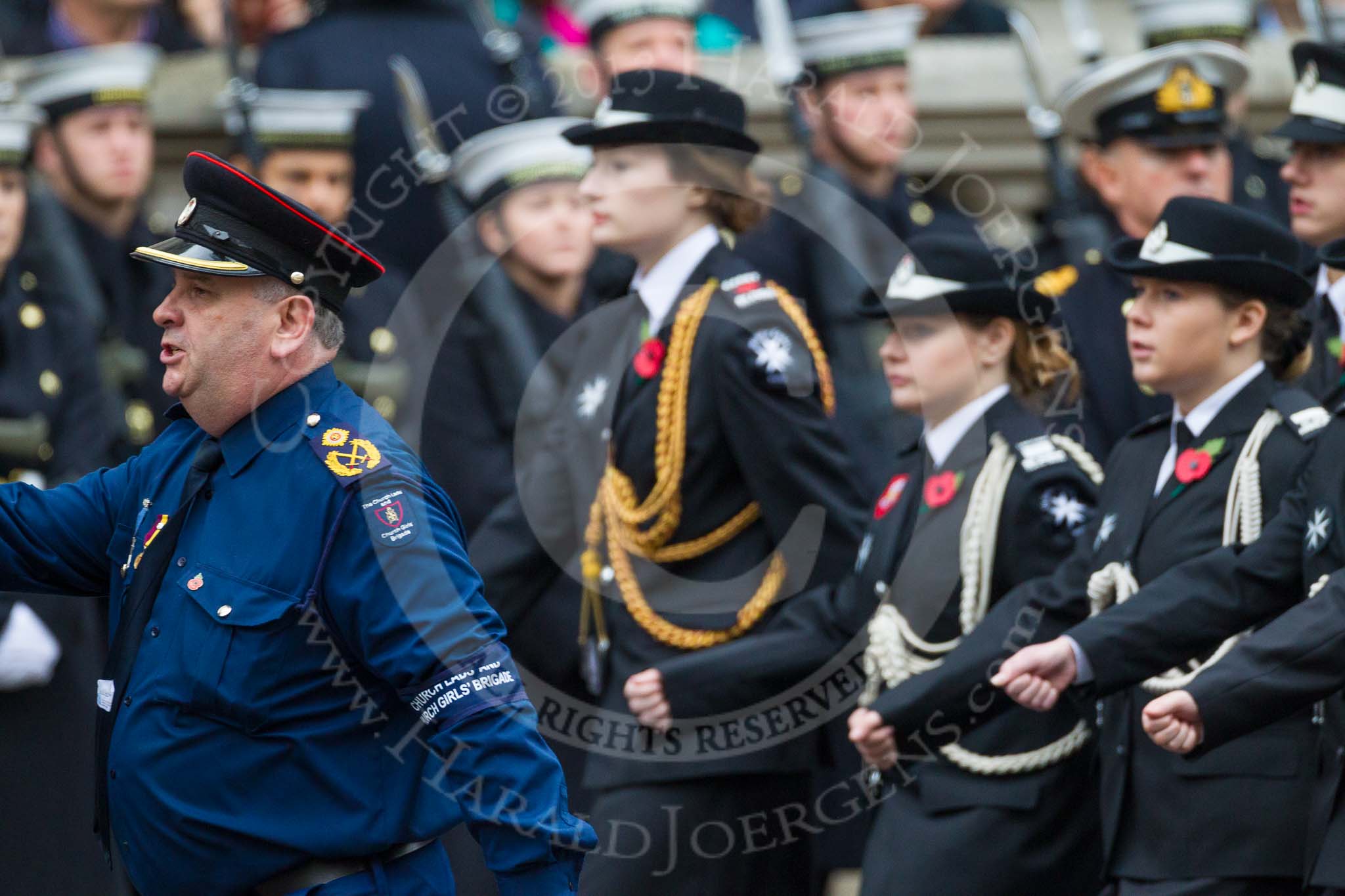 Remembrance Sunday at the Cenotaph 2015: Group M54, Church Lads & Church Girls Brigade.
Cenotaph, Whitehall, London SW1,
London,
Greater London,
United Kingdom,
on 08 November 2015 at 12:21, image #1751