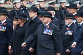 Remembrance Sunday at the Cenotaph 2015: Group B1, Reconnaissance Corps (Anniversary).
Cenotaph, Whitehall, London SW1,
London,
Greater London,
United Kingdom,
on 08 November 2015 at 11:36, image #13
