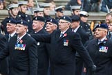 Remembrance Sunday at the Cenotaph 2015: Group B4, Royal Artillery Association.
Cenotaph, Whitehall, London SW1,
London,
Greater London,
United Kingdom,
on 08 November 2015 at 11:36, image #32