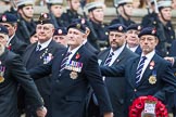 Remembrance Sunday at the Cenotaph 2015: Group B10, Royal Army Service Corps & Royal Corps of Transport Association.
Cenotaph, Whitehall, London SW1,
London,
Greater London,
United Kingdom,
on 08 November 2015 at 11:38, image #88
