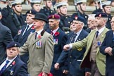Remembrance Sunday at the Cenotaph 2015: Group B11, RAOC Association.
Cenotaph, Whitehall, London SW1,
London,
Greater London,
United Kingdom,
on 08 November 2015 at 11:38, image #90