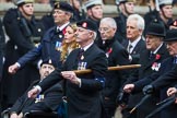 Remembrance Sunday at the Cenotaph 2015: Group B12, Army Catering Corps Association.
Cenotaph, Whitehall, London SW1,
London,
Greater London,
United Kingdom,
on 08 November 2015 at 11:38, image #95
