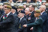 Remembrance Sunday at the Cenotaph 2015: Group B13, Royal Pioneer Corps Association (Anniversary).
Cenotaph, Whitehall, London SW1,
London,
Greater London,
United Kingdom,
on 08 November 2015 at 11:39, image #107