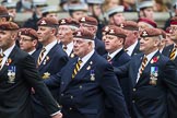 Remembrance Sunday at the Cenotaph 2015: Group B25, Kings Royal Hussars Regimental Association.
Cenotaph, Whitehall, London SW1,
London,
Greater London,
United Kingdom,
on 08 November 2015 at 11:41, image #197