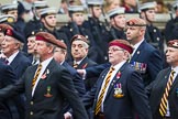 Remembrance Sunday at the Cenotaph 2015: Group B25, Kings Royal Hussars Regimental Association.
Cenotaph, Whitehall, London SW1,
London,
Greater London,
United Kingdom,
on 08 November 2015 at 11:41, image #203